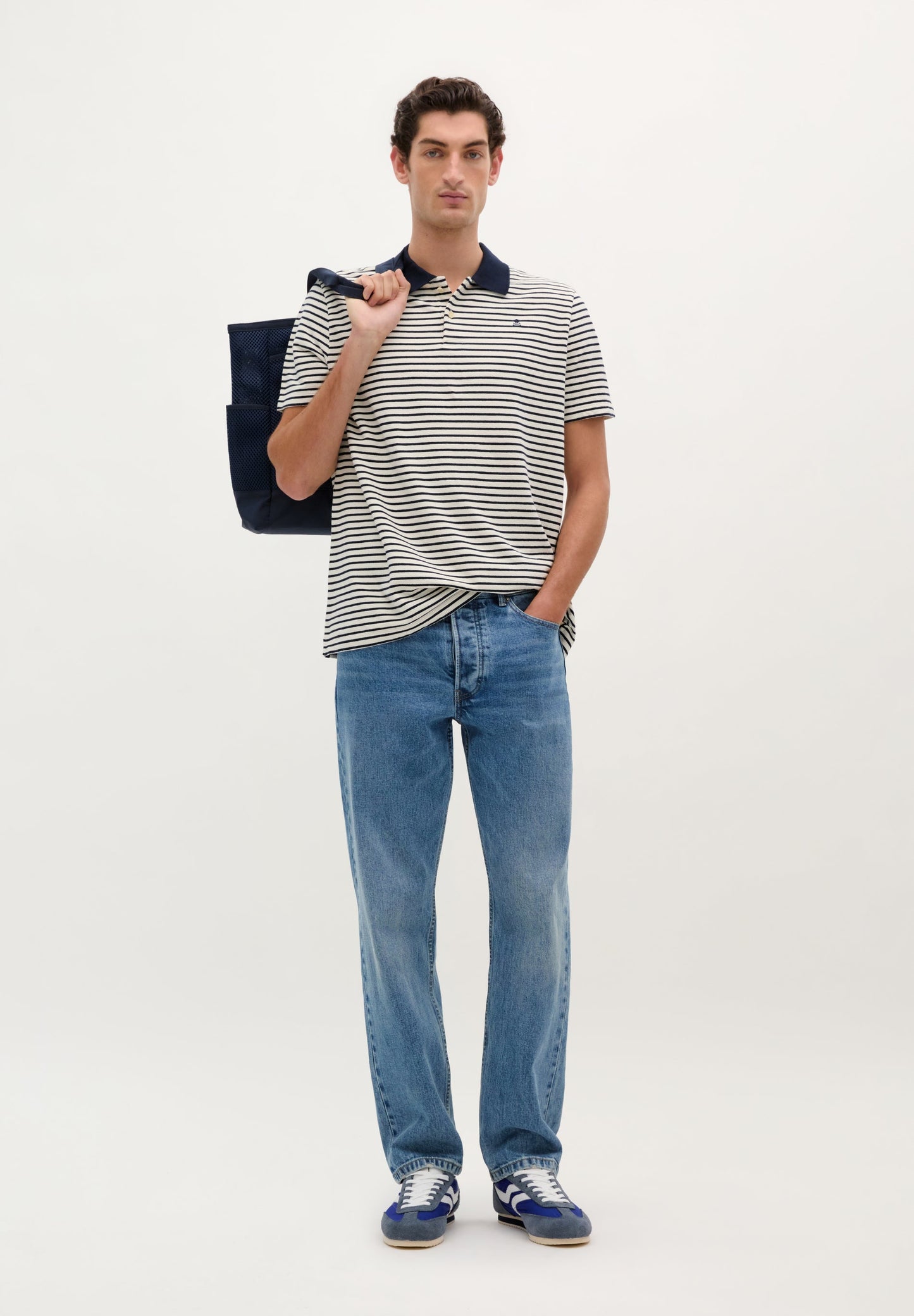 SC SUMMER STRIPED POLO SHIRT