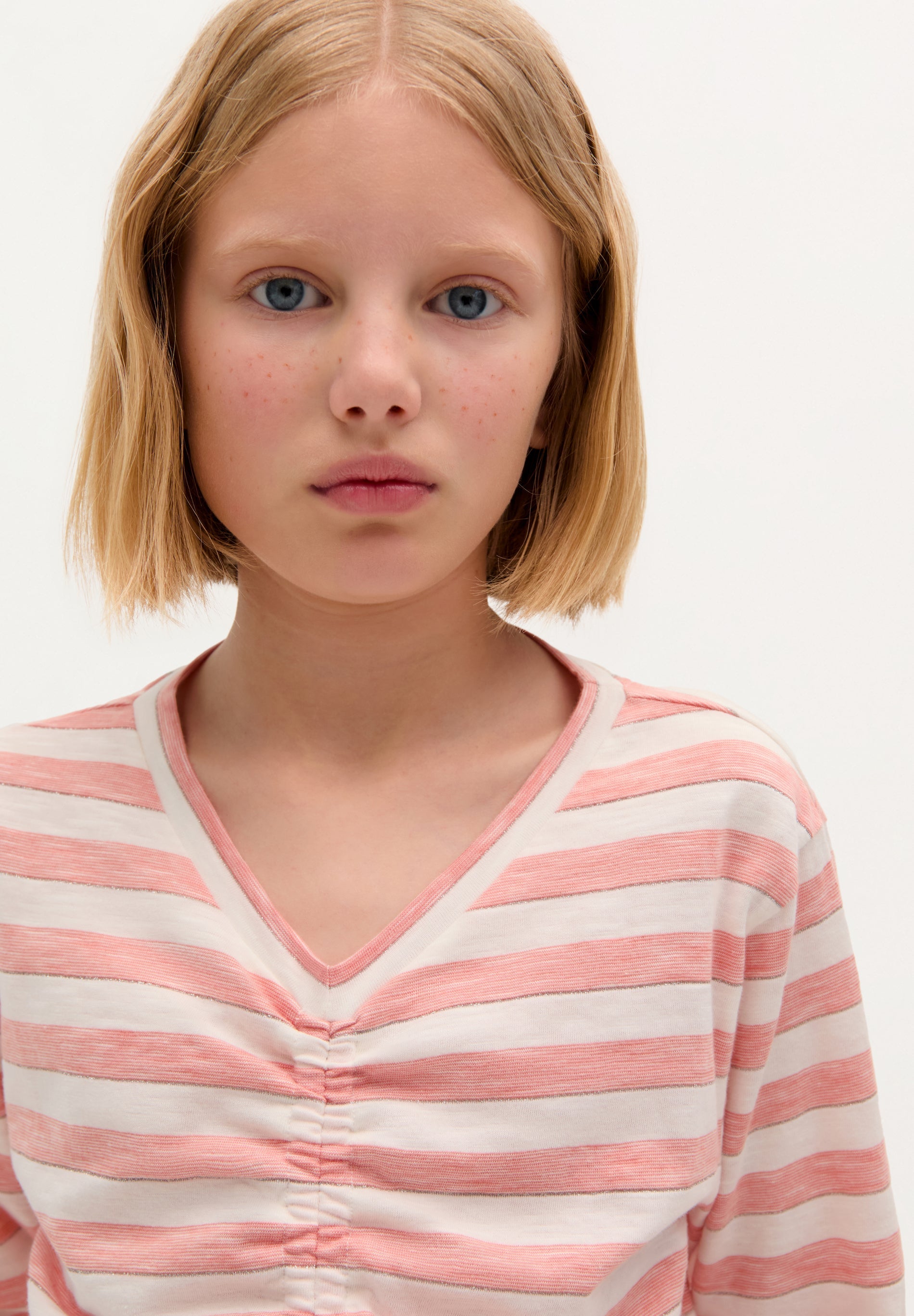 ADJUSTABLE RUCHED T-SHIRT