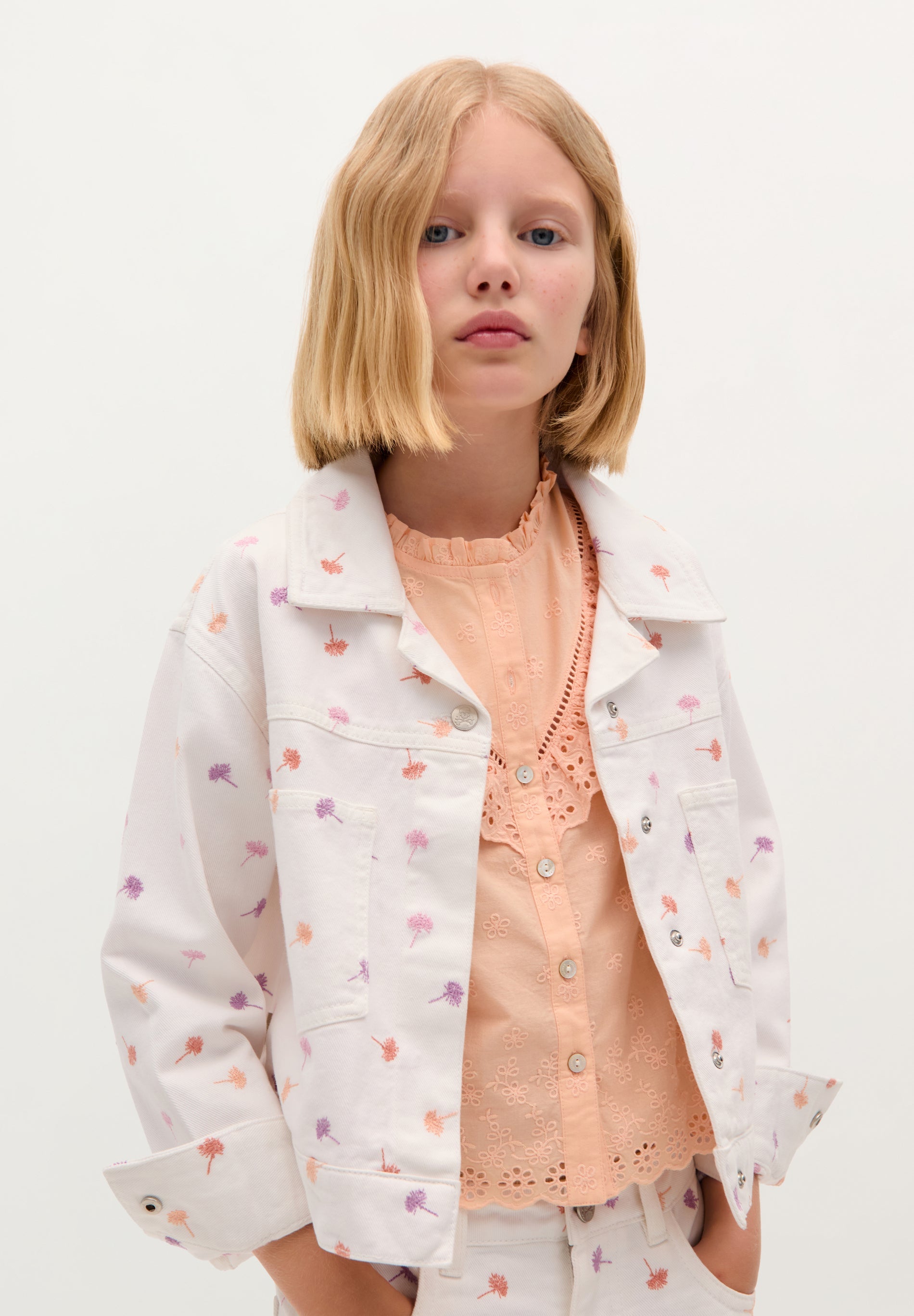 SCEMB DENIM JACKET GIRLS