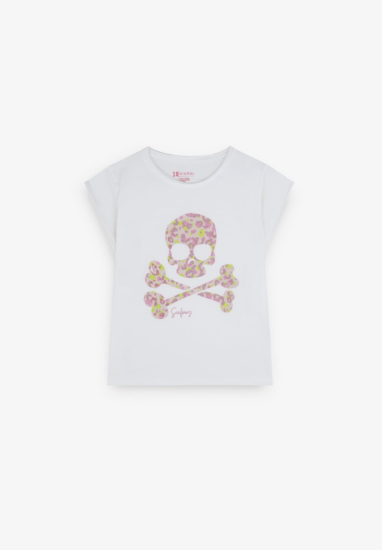 GLITTER SKULL T-SHIRT