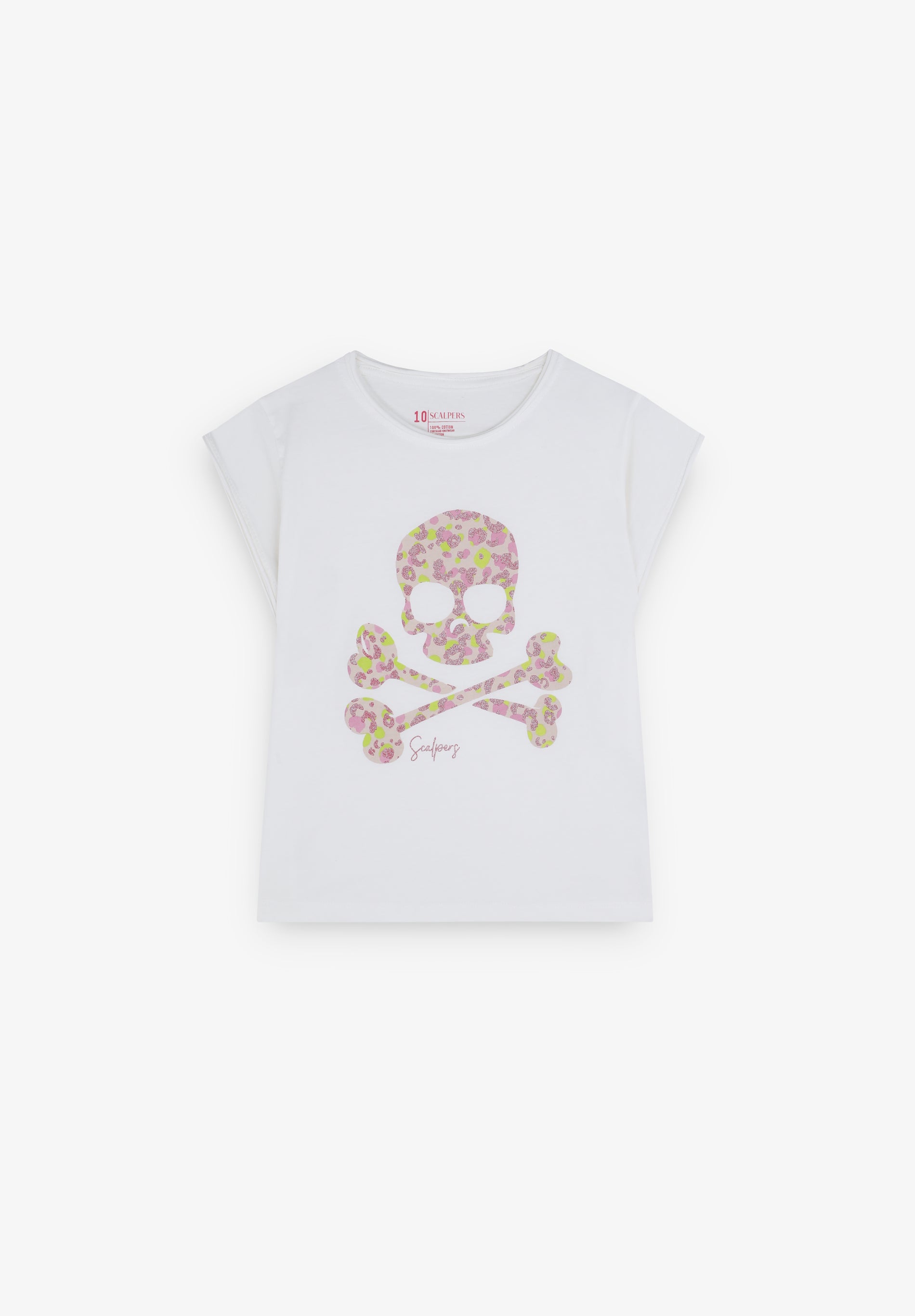 GLITTER SKULL T-SHIRT
