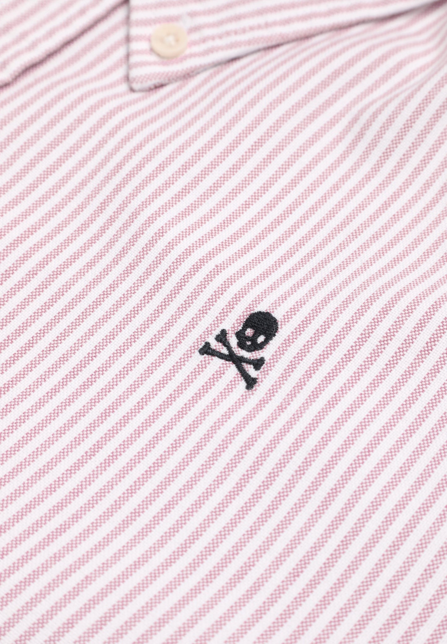 BUTTON COLLAR SKULL SHIRT