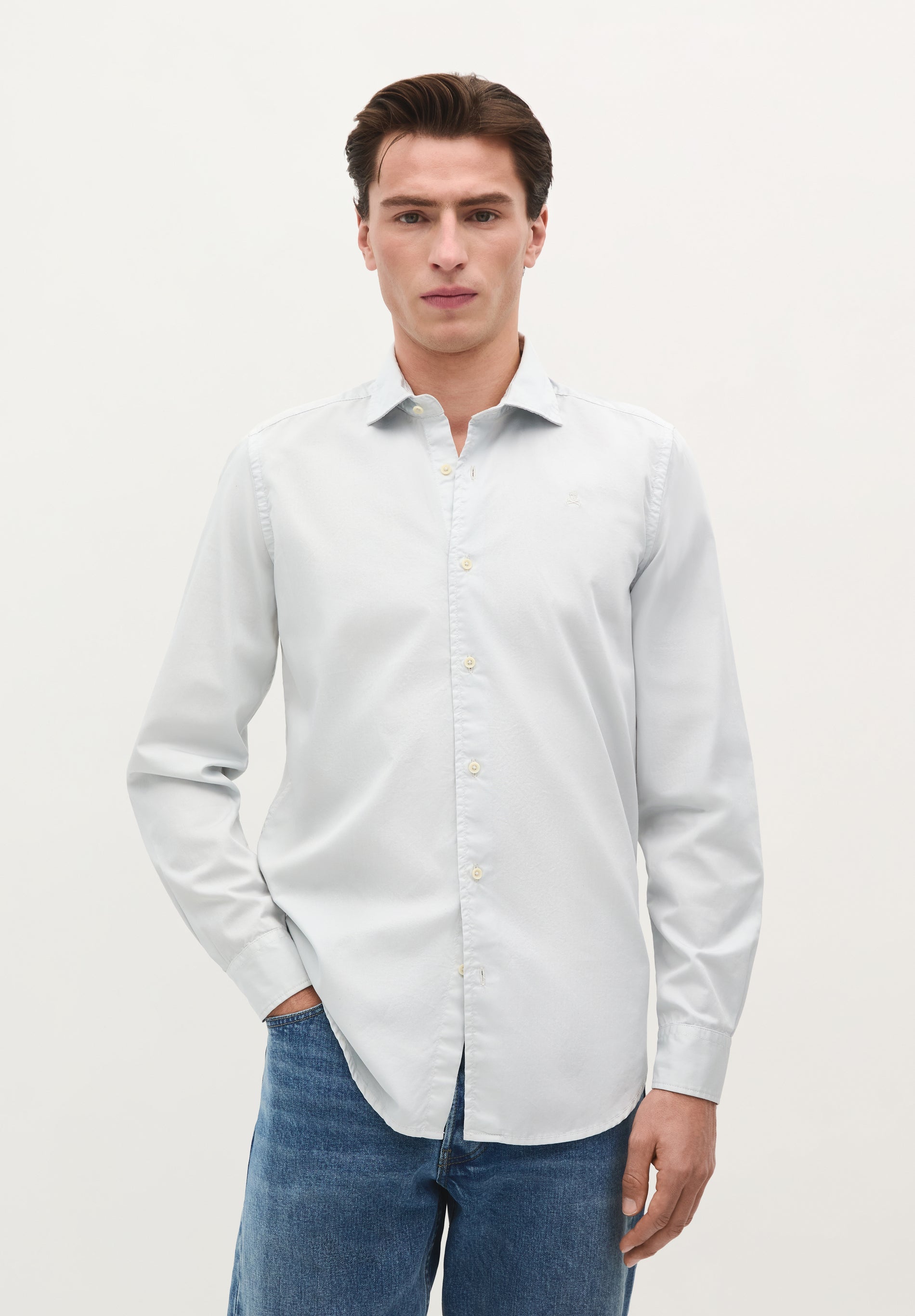 SKULL SHIRT WITH MATCHING EMBROIDERY