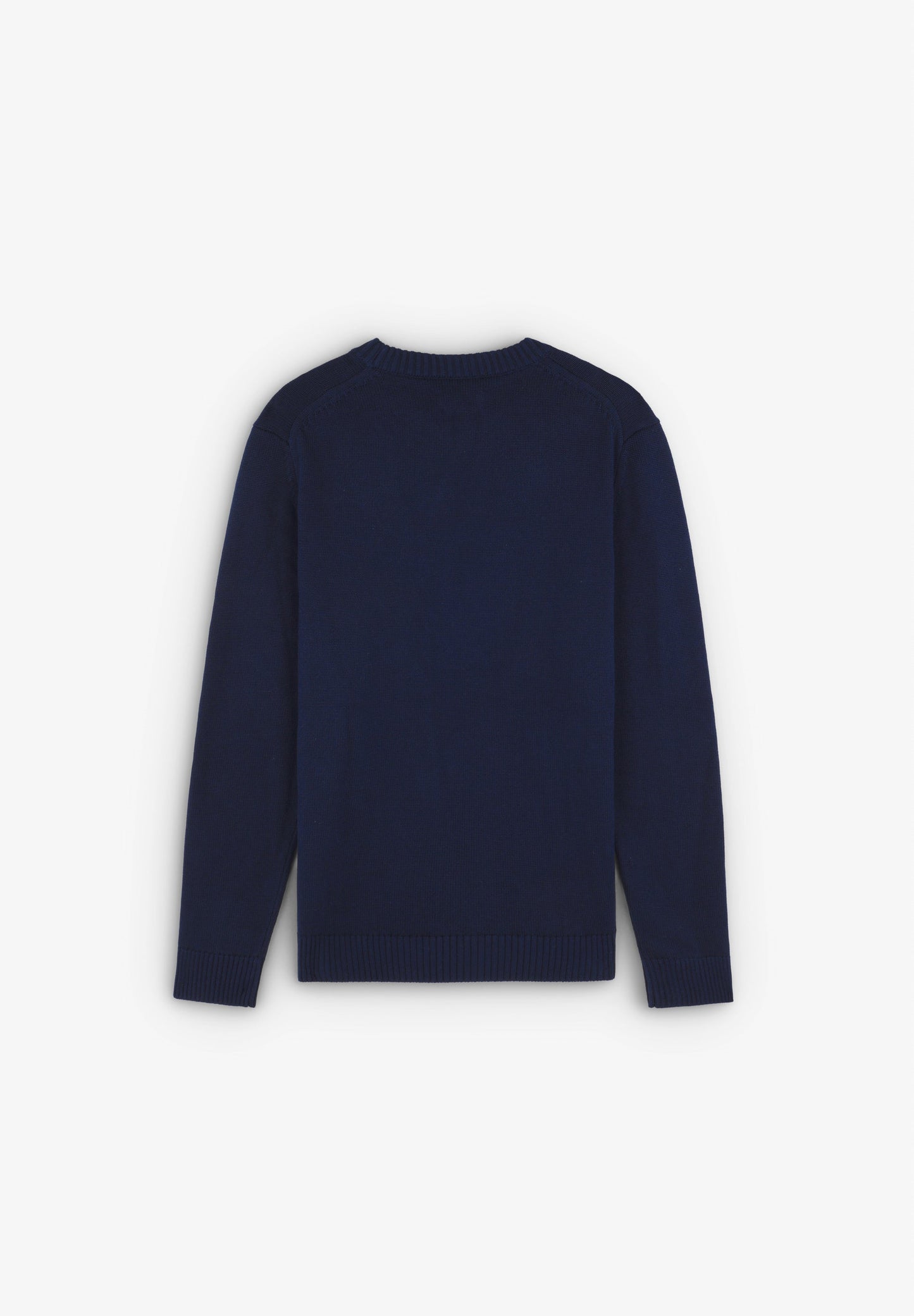 SWEATER WITH RIBBED COLLAR