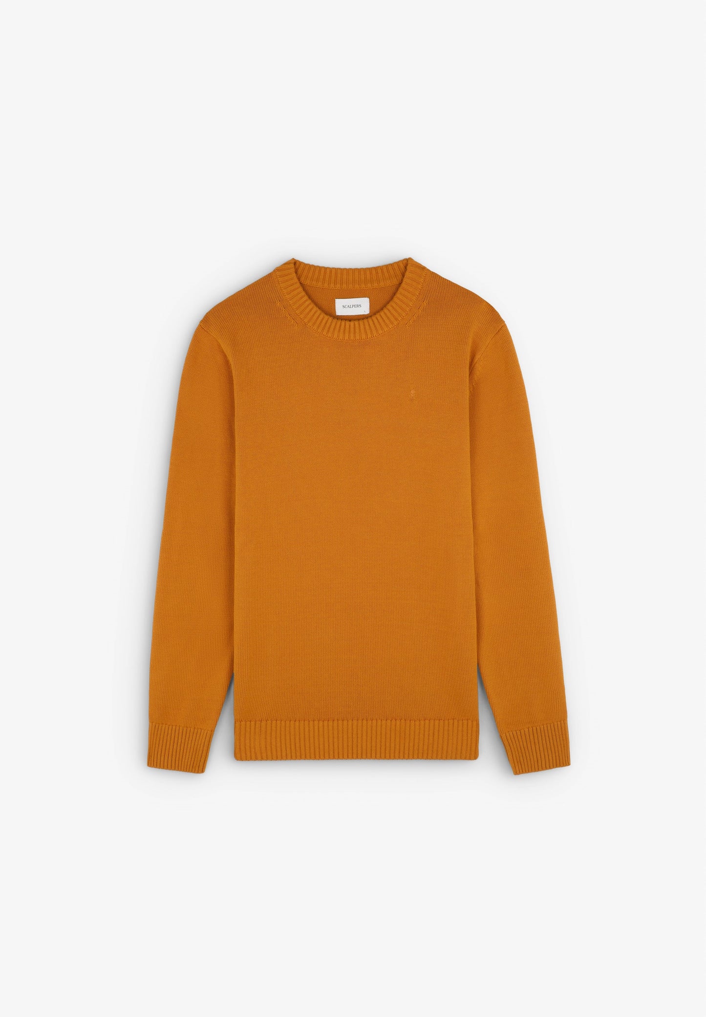 SWEATER WITH RIBBED COLLAR