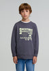 SWEATSHIRT WITH FRONT PRINT