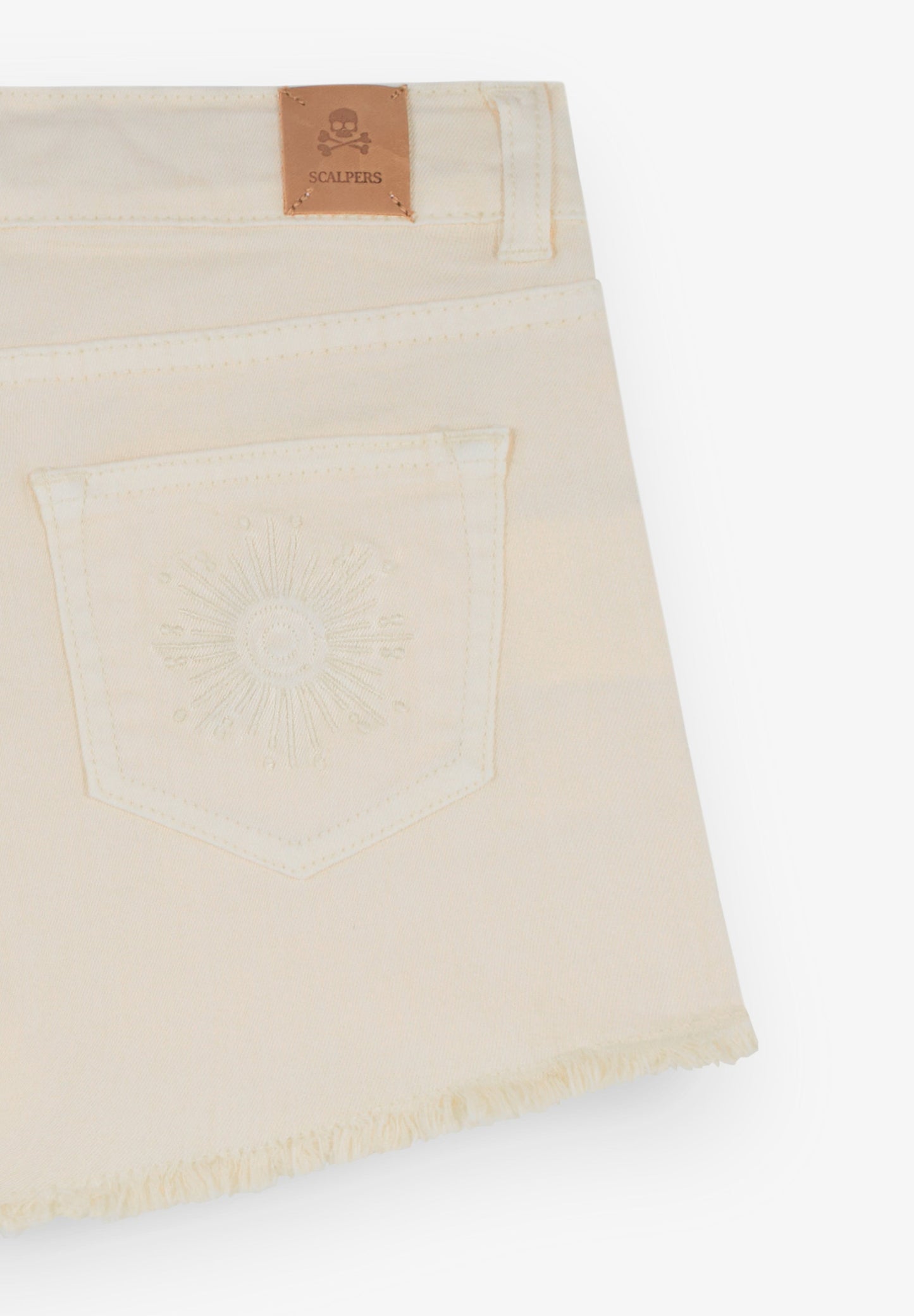 BERMUDA SHORTS WITH SUN EMBROIDERY