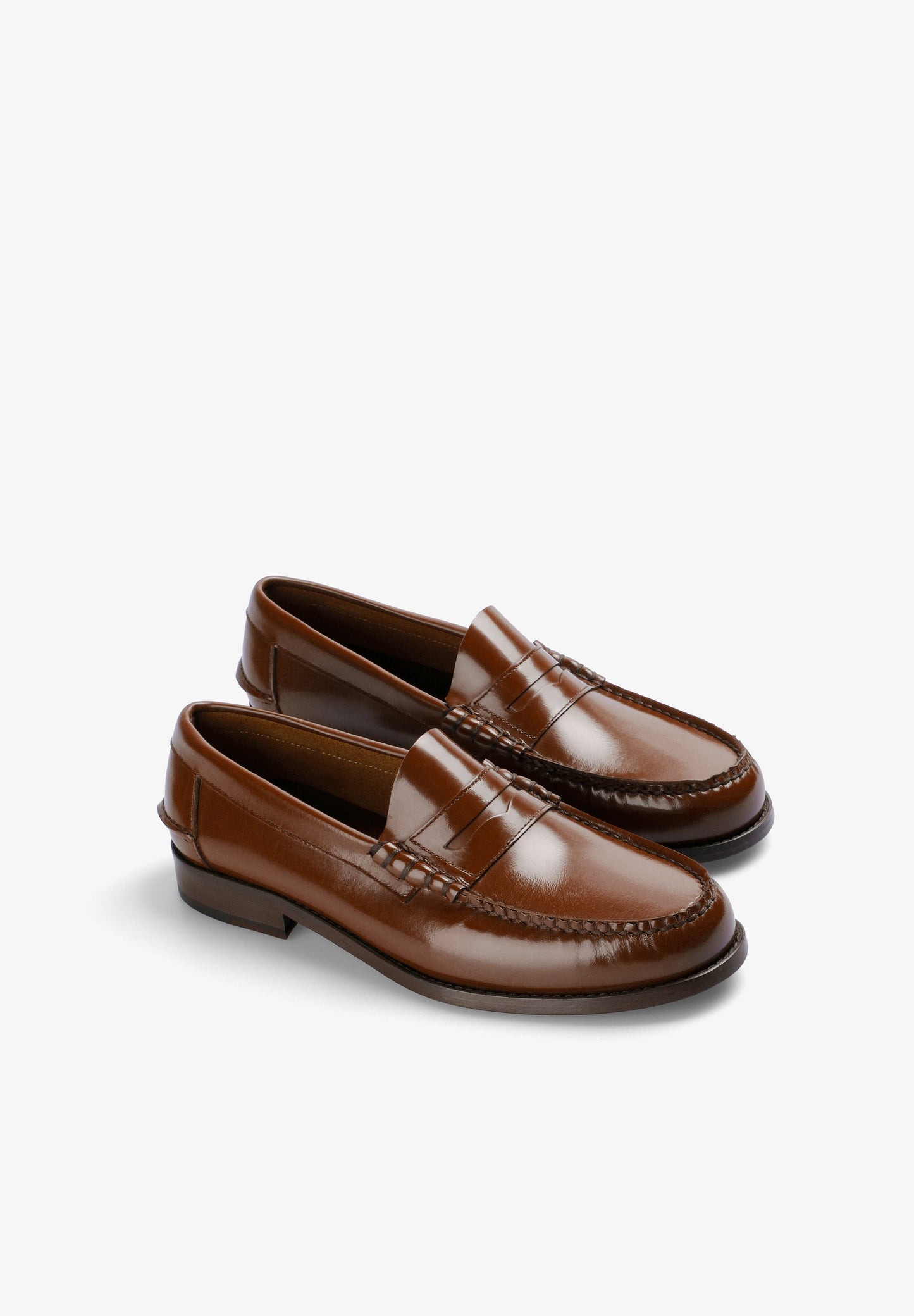 100% LEATHER LOAFERS