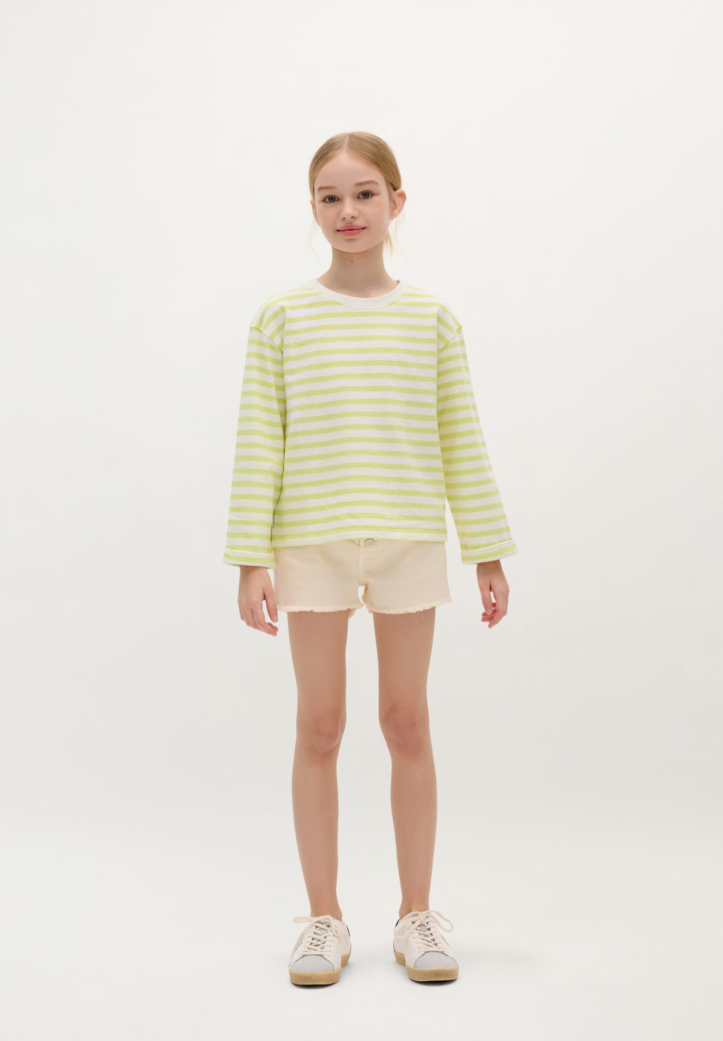 STRIPES EMB SKULL SW GIRLS