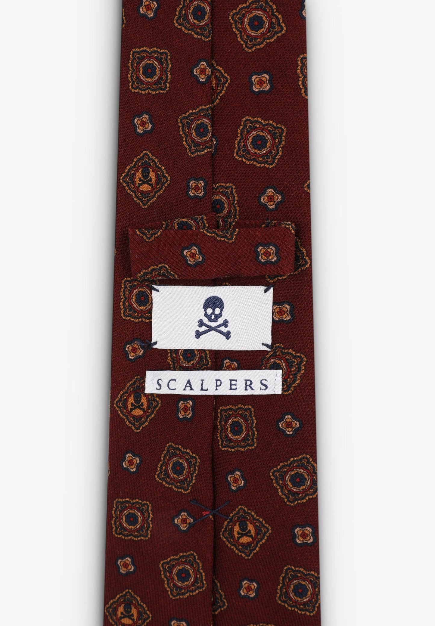 SKULL MOTIF TIE