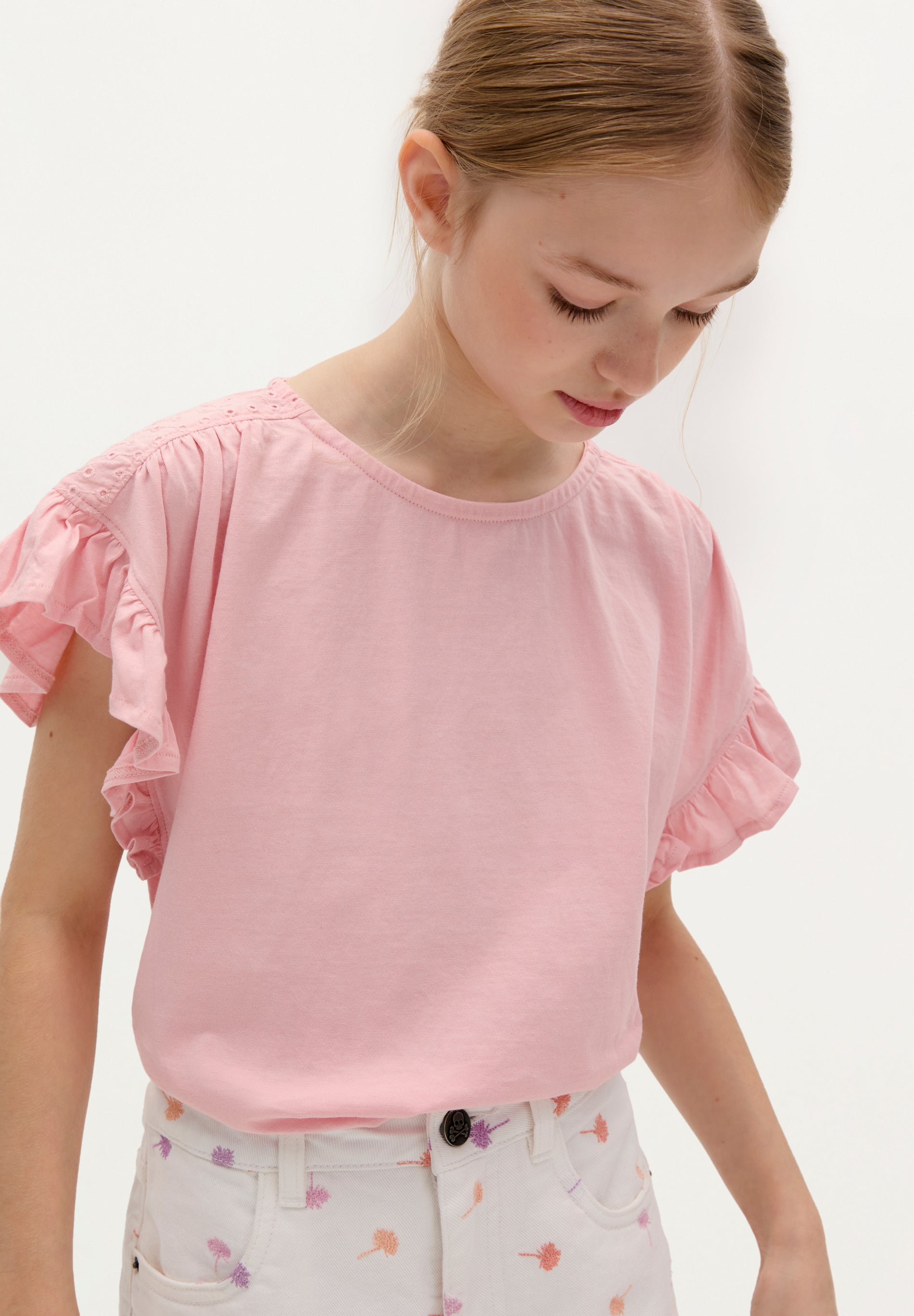 RUFFLE TEE GIRLS