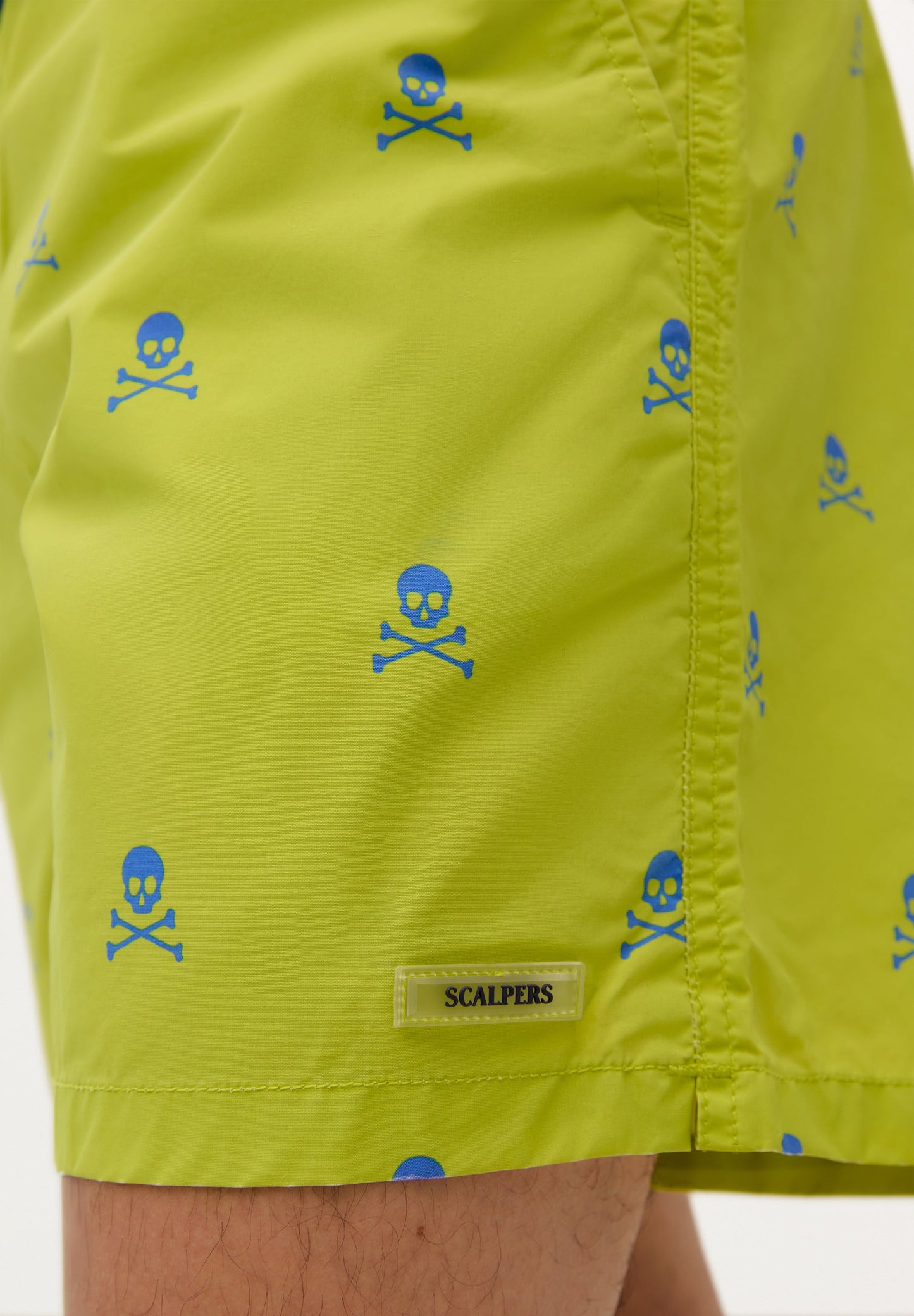 SWIMMING TRUNKS WITH SKULL PRINT