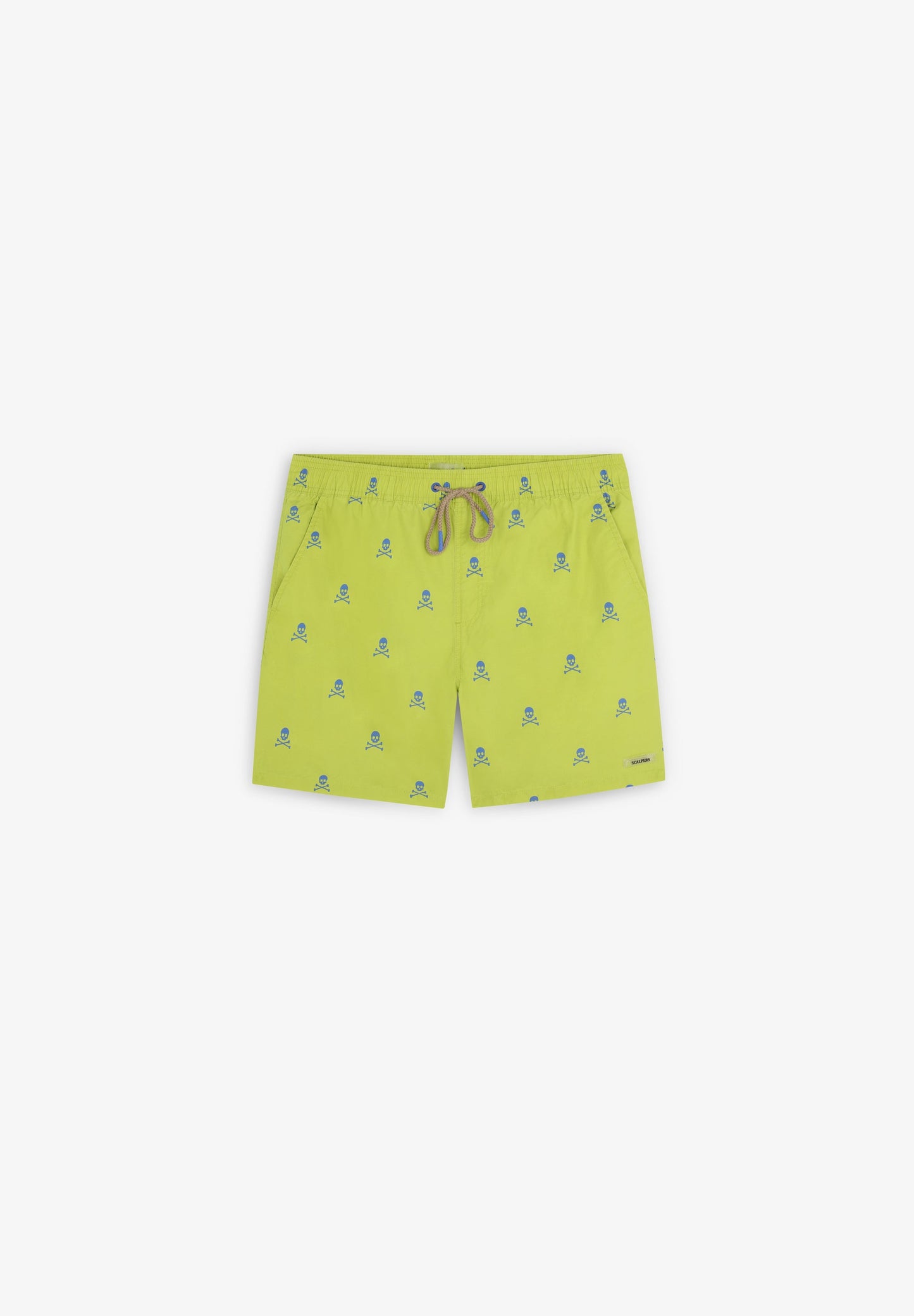 SWIMMING TRUNKS WITH SKULL PRINT