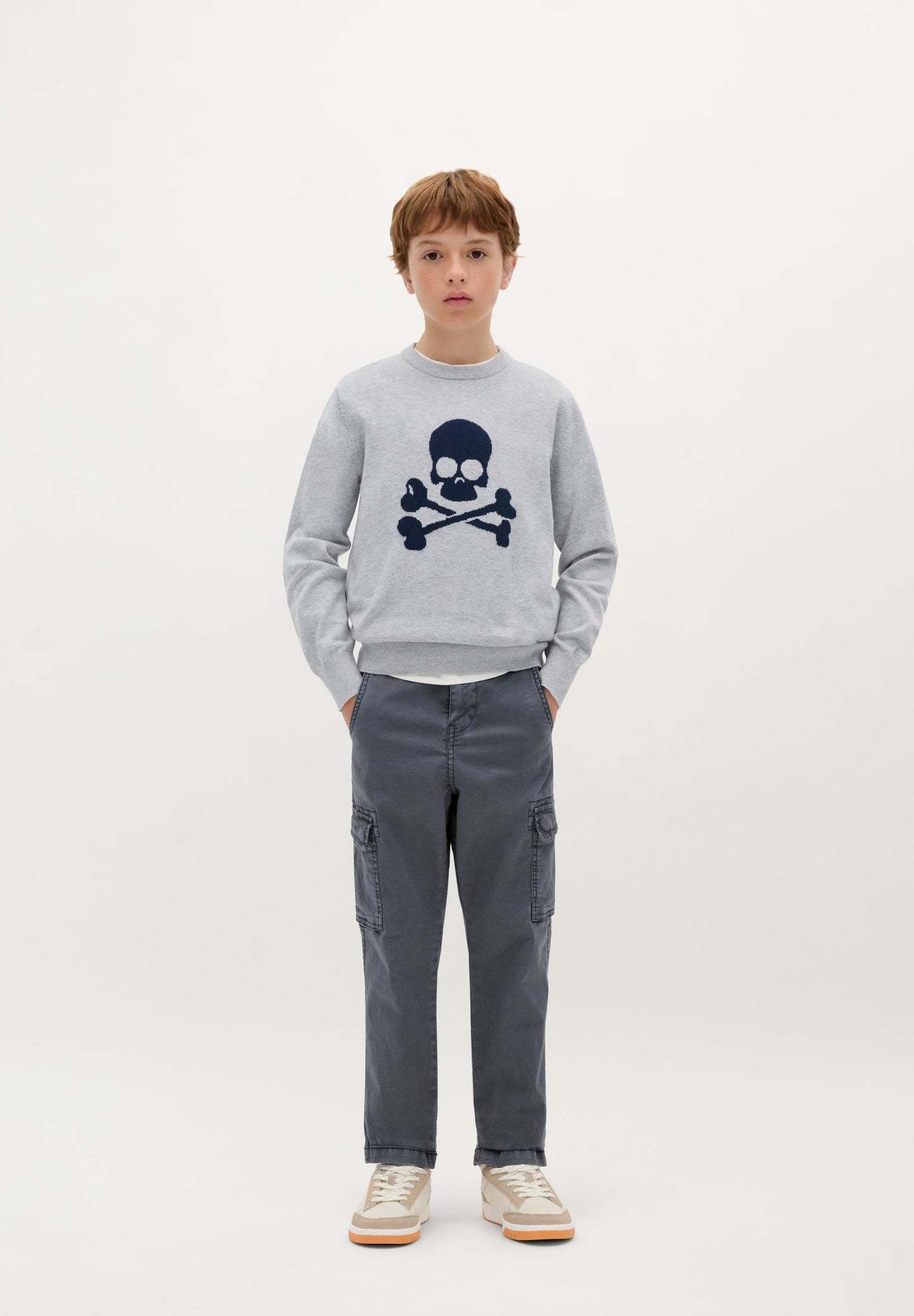 SCSKULL INTARSIA TRICOT KIDS