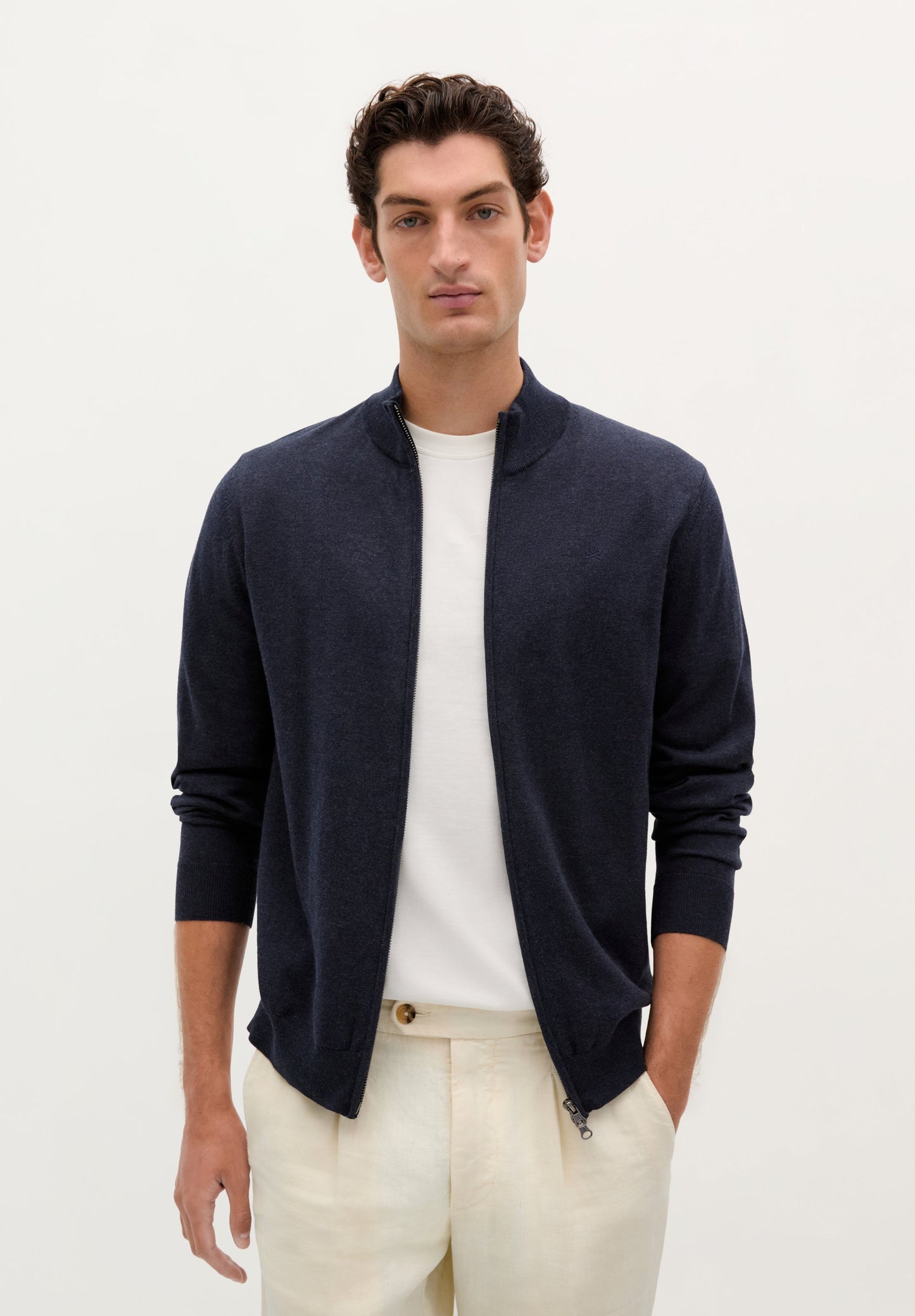 ZIP-UP CARDIGAN
