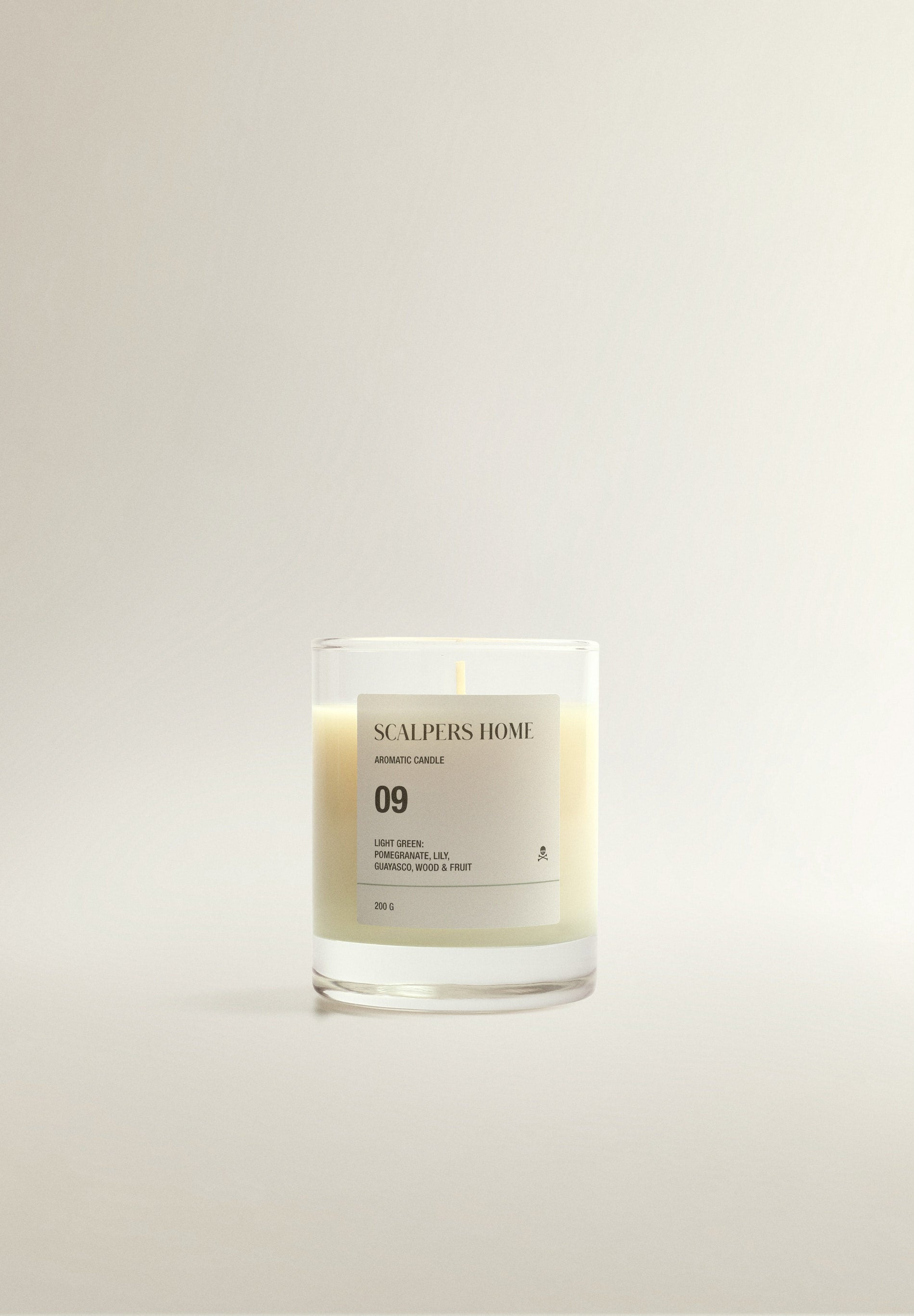 09 LIGHT GREEN 200G SCENTED CANDLE