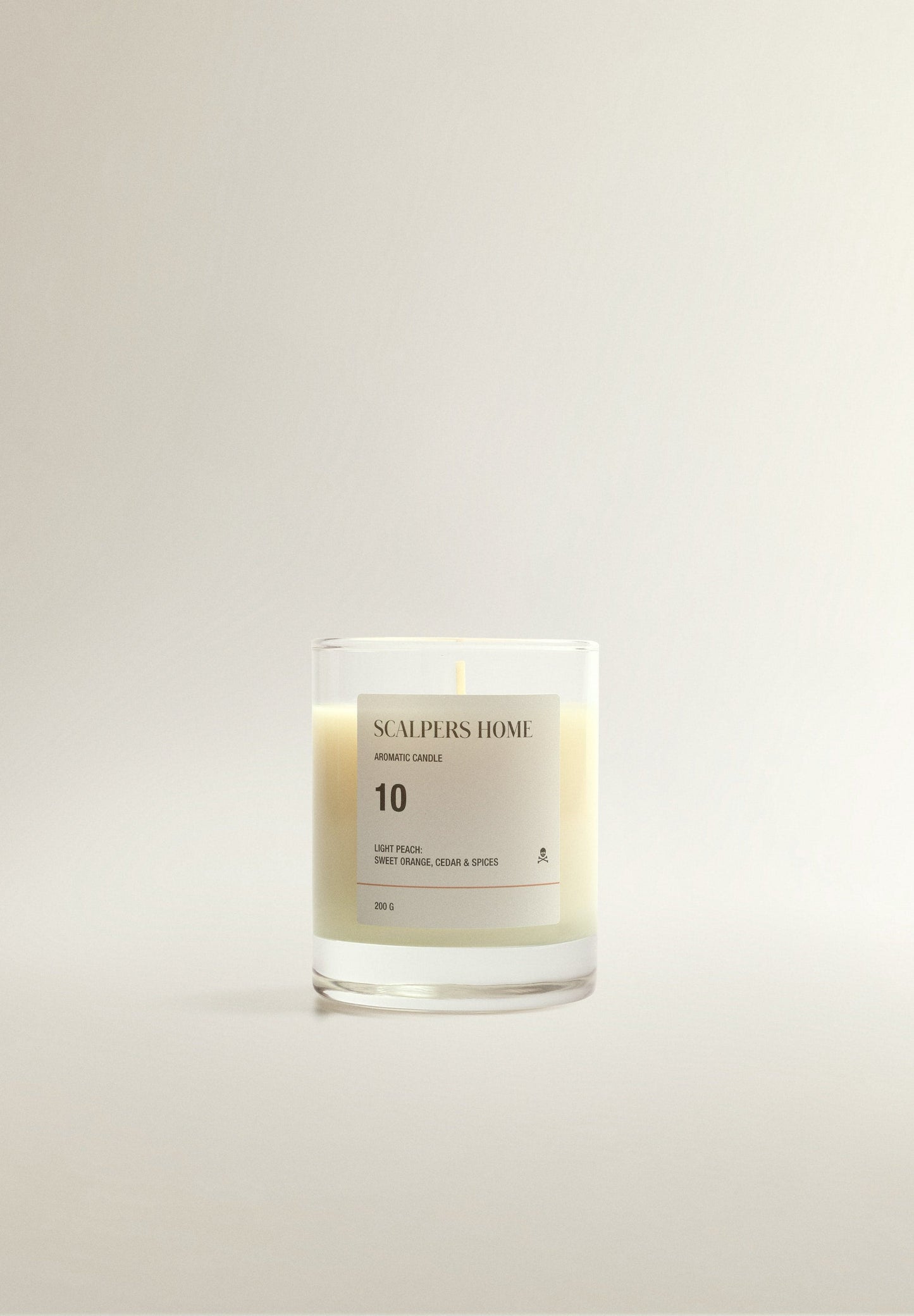 10 LIGHT PEACH 200G SCENTED CANDLE