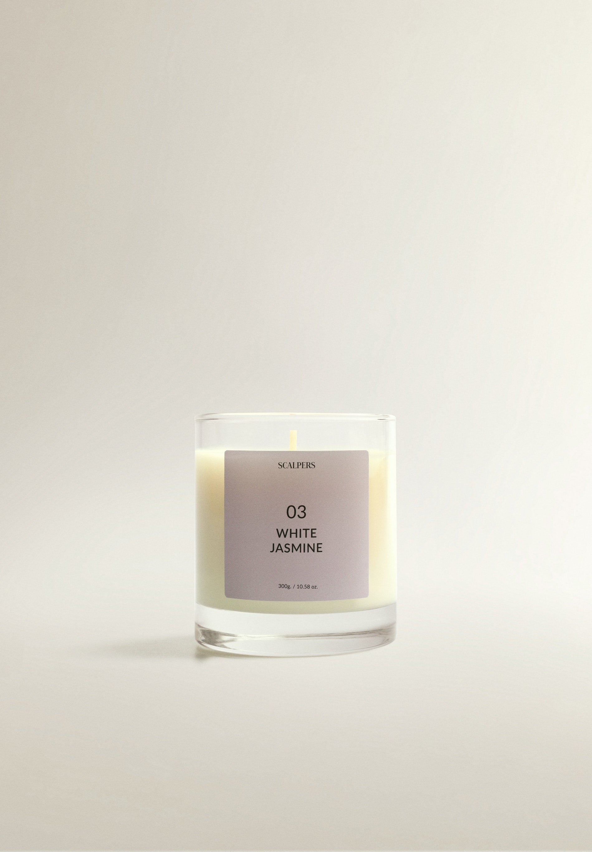 03 WHITE JASMINE 300G SCENTED CANDLE