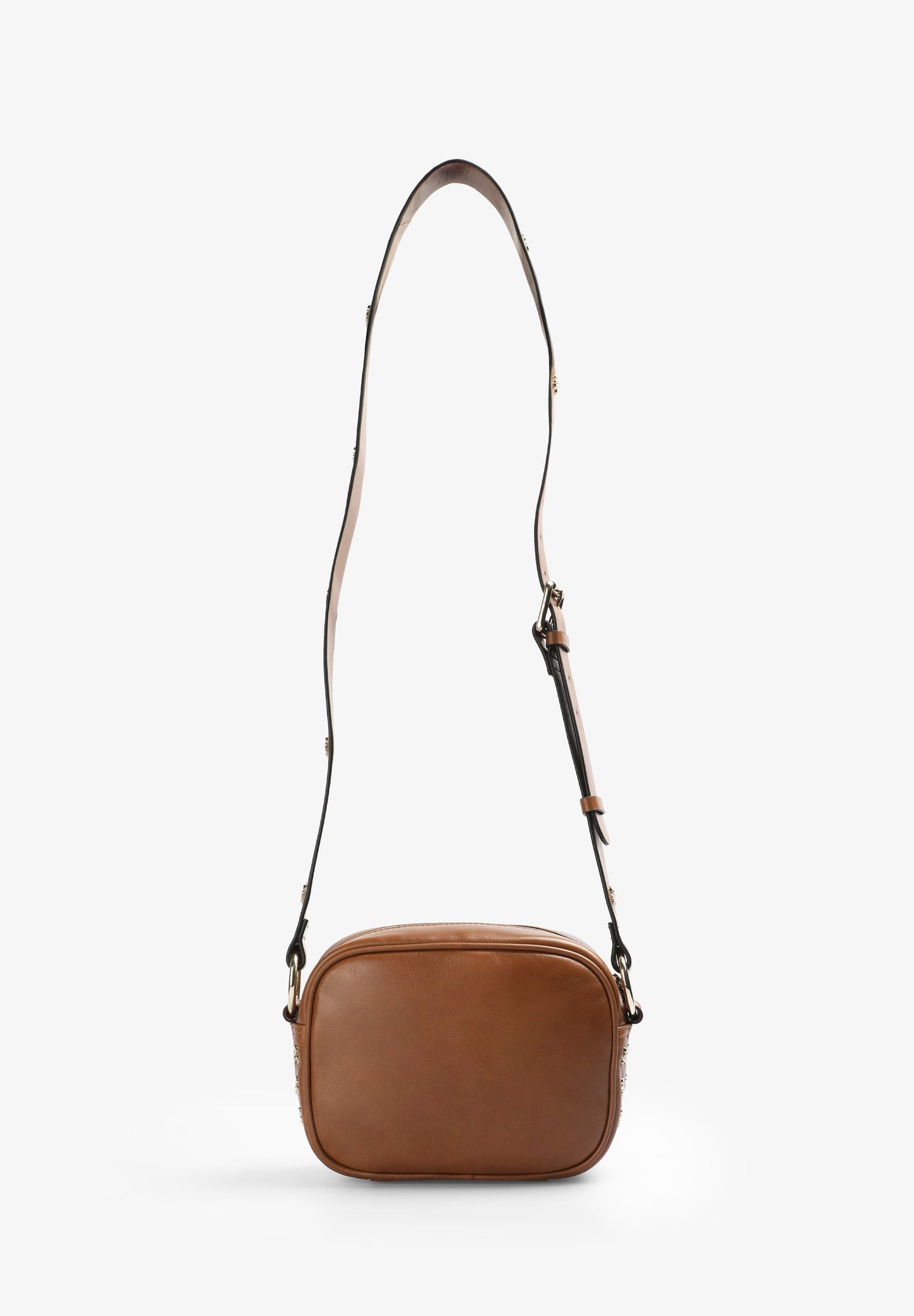 LEATHER CROSSBODY BAG WITH SKULL