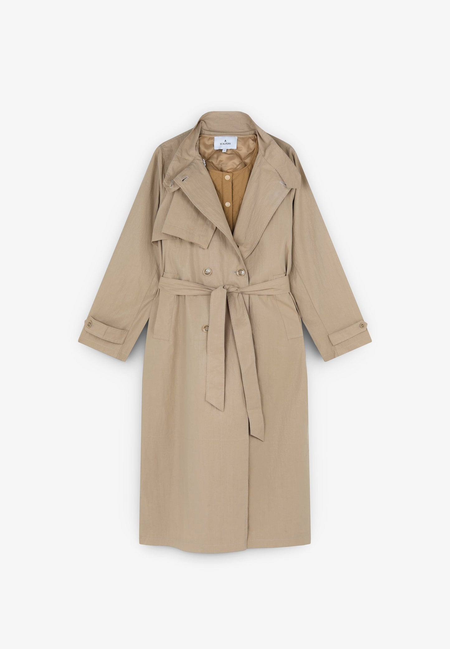 TRENCH COAT WITH REMOVABLE GILET