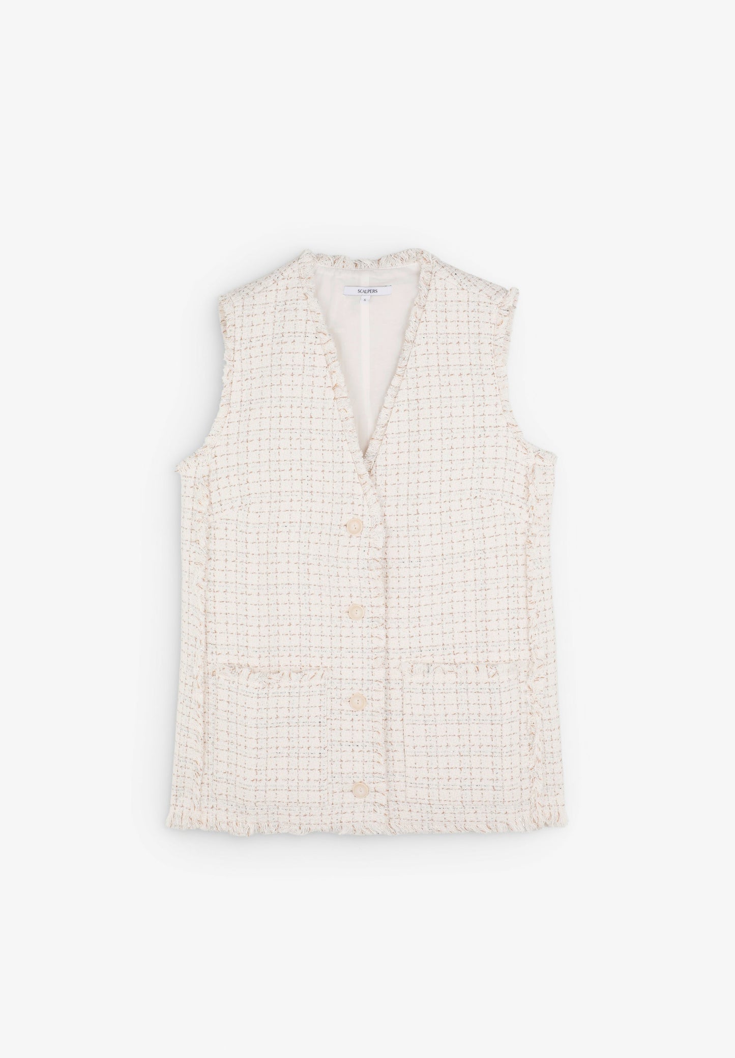 RUSTIC METALLIC THREAD WAISTCOAT