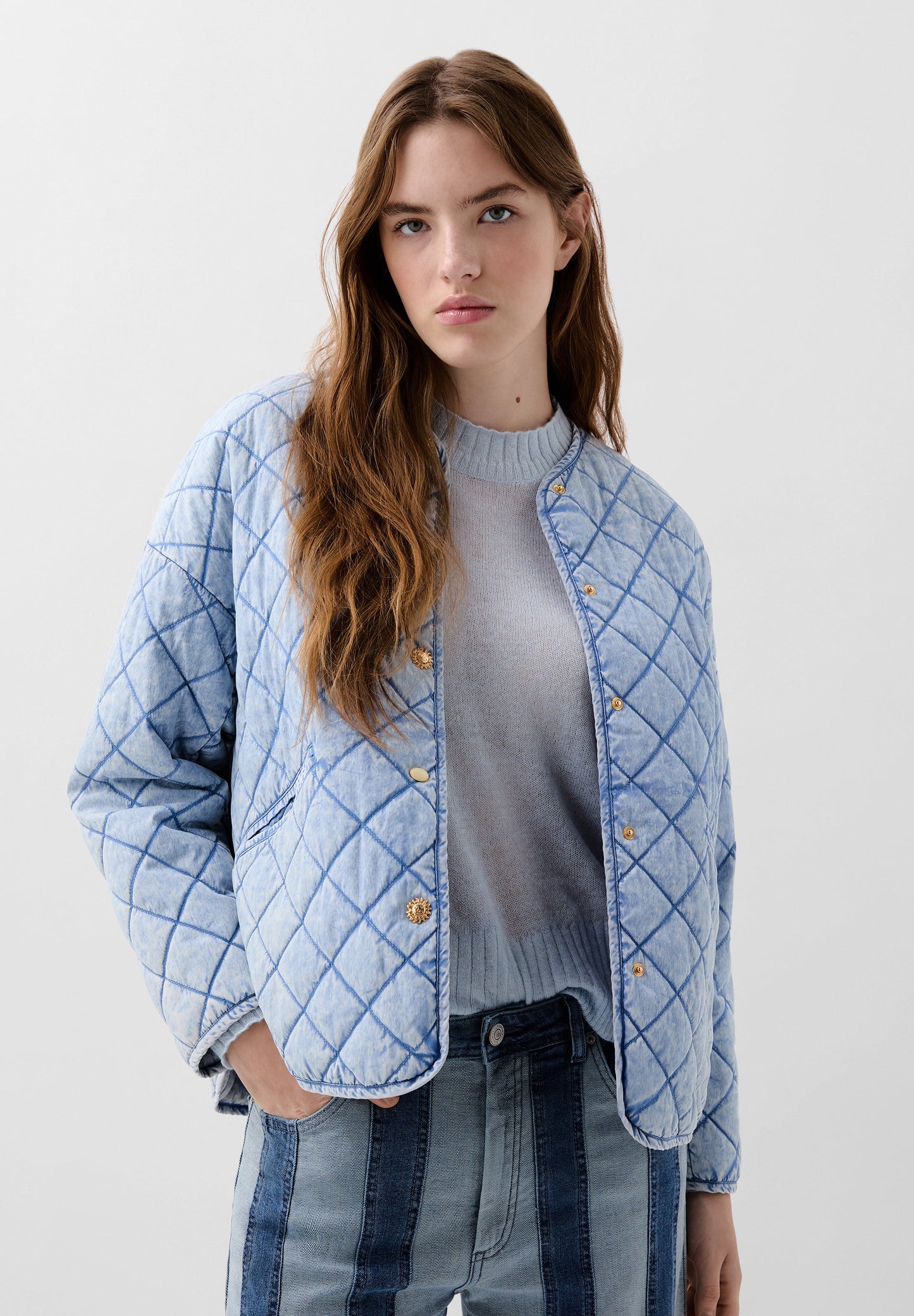 SCQUILTED WASHED JACKET