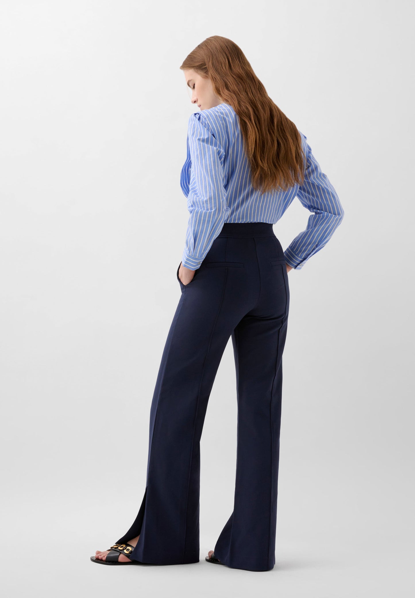 TROUSERS WITH SEAM DETAIL