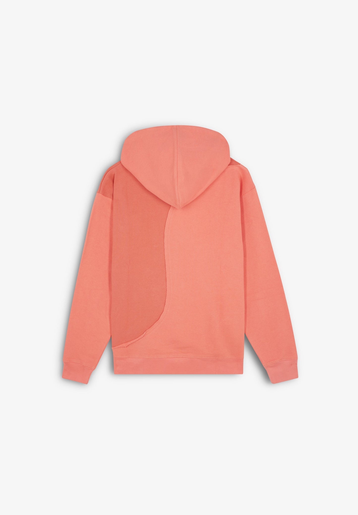 TWO-TONE WAVED HOODIE