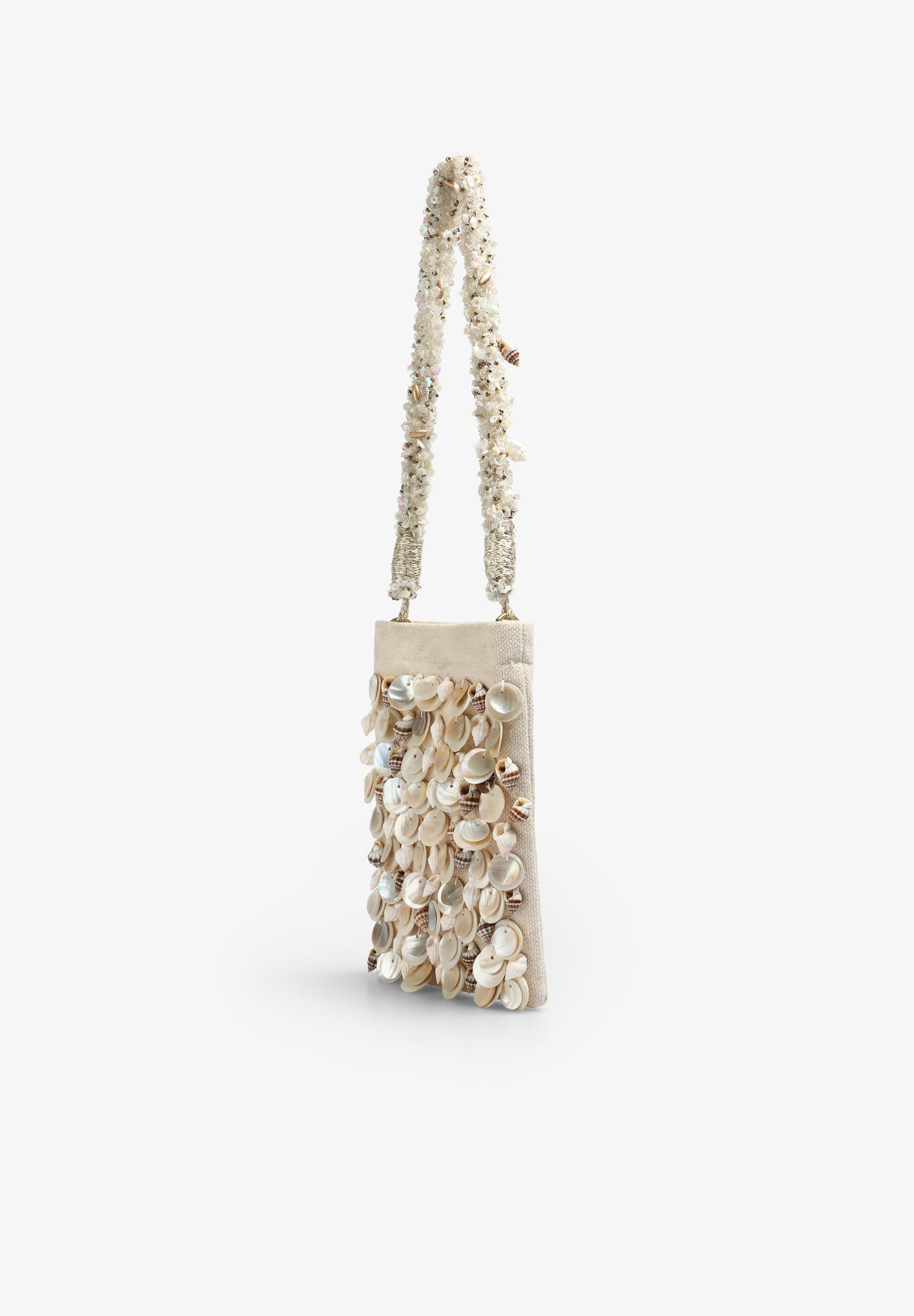 BAG WITH SHELL DETAILS