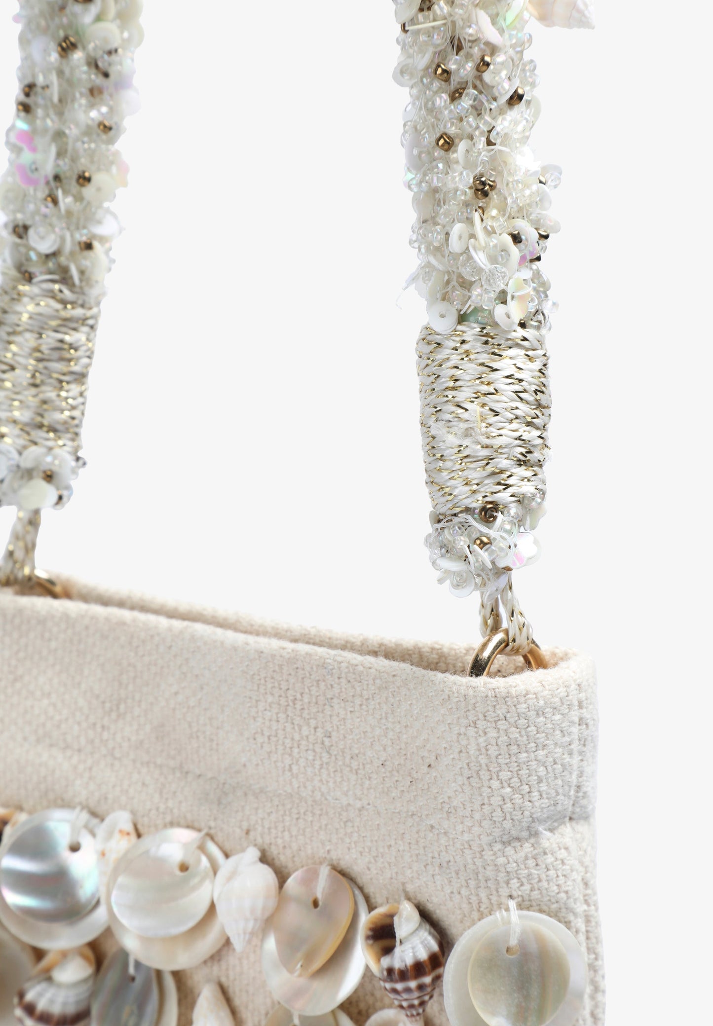 BAG WITH SHELL DETAILS