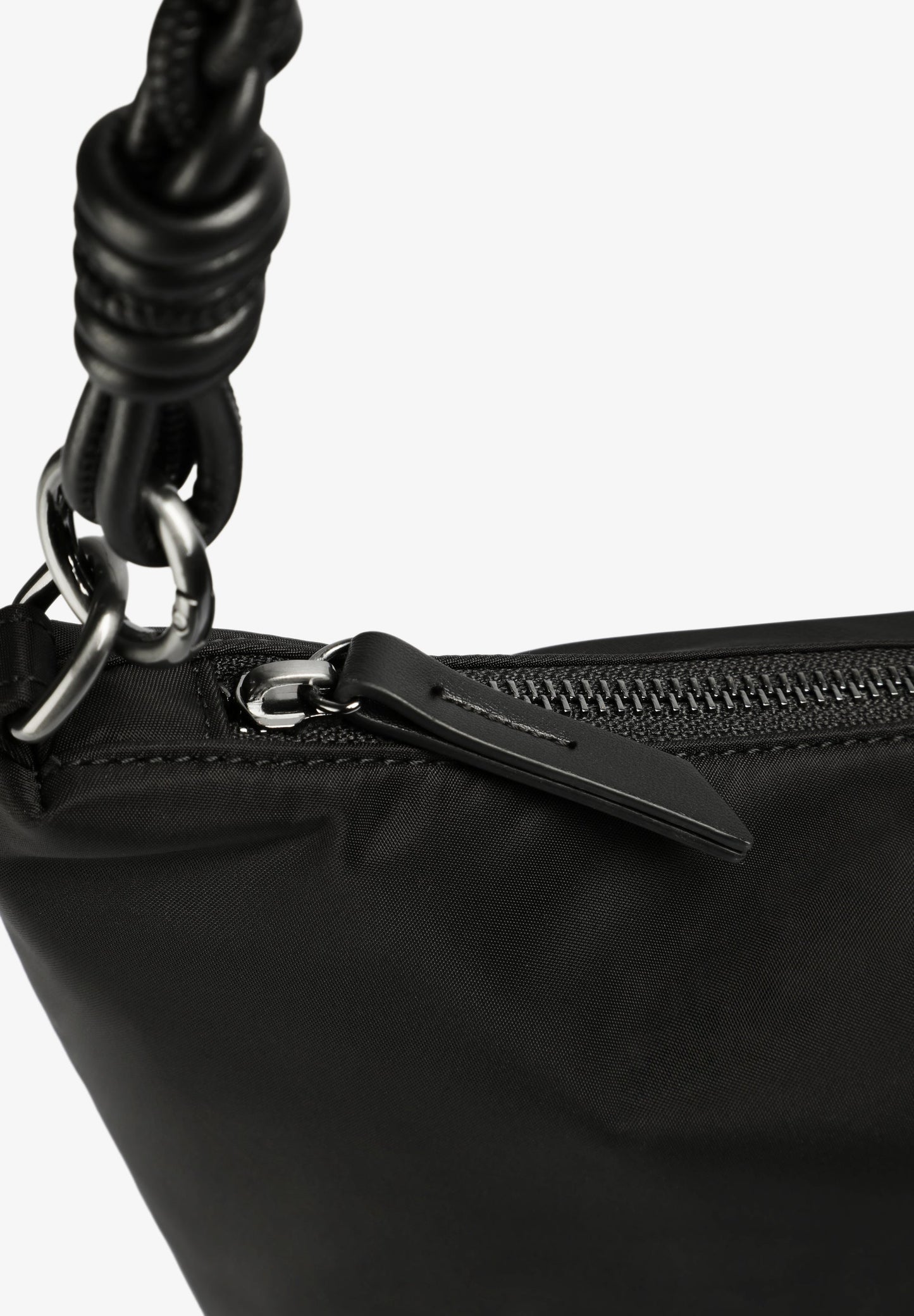 SHOULDER BAG WITH PLAITED HANDLE