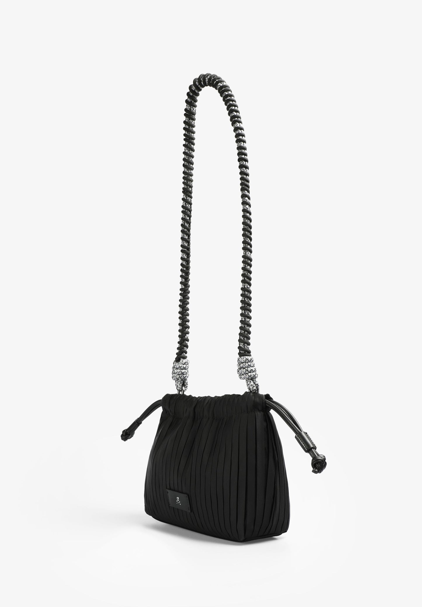 PLEATED BAG WITH ADJUSTABLE HANDLES