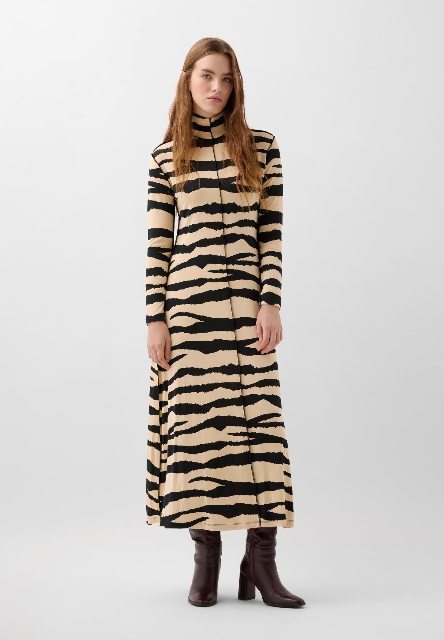 ZEBRA OVERLOCK DRESS