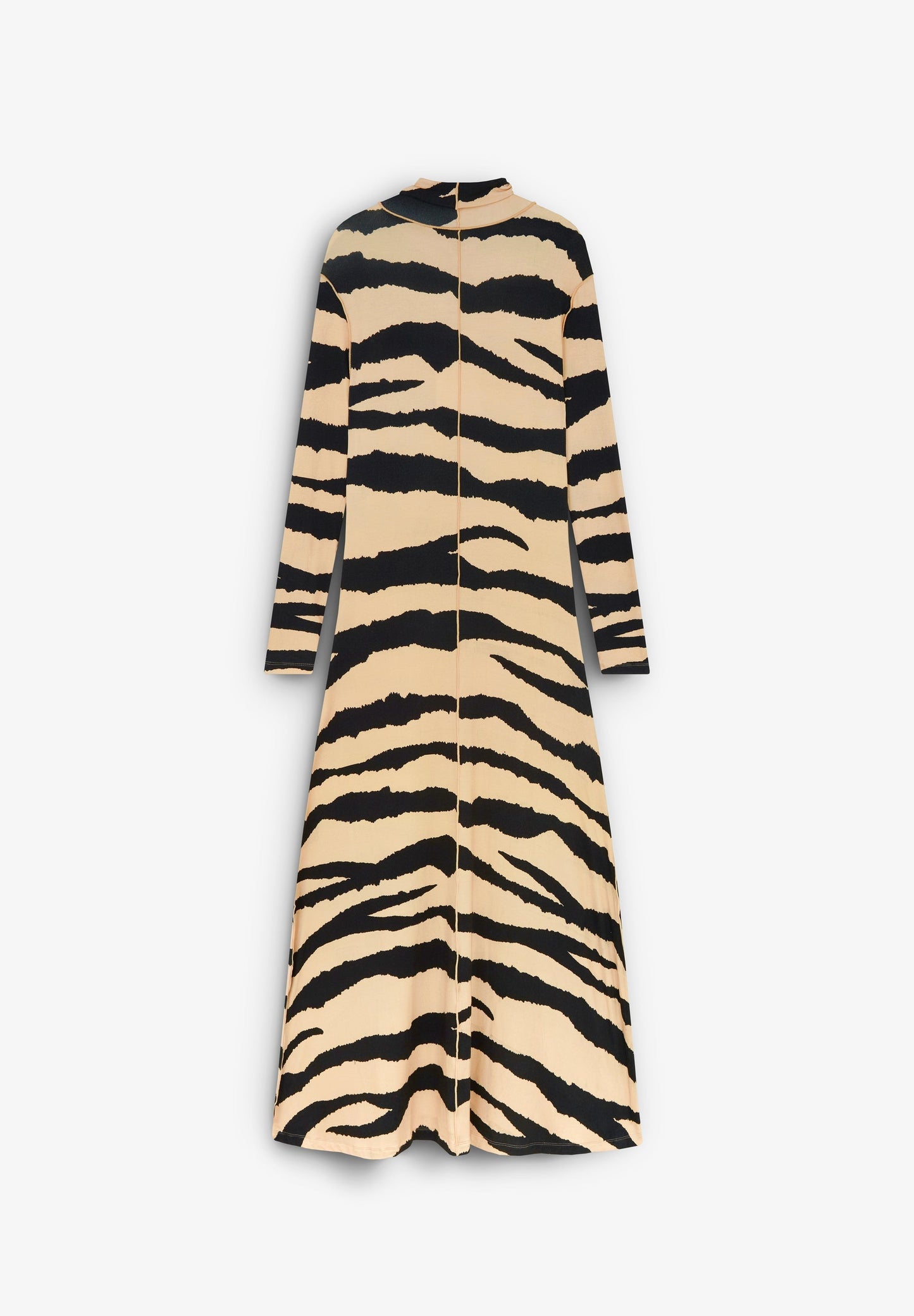 FINE KNIT ZEBRA PRINT DRESS