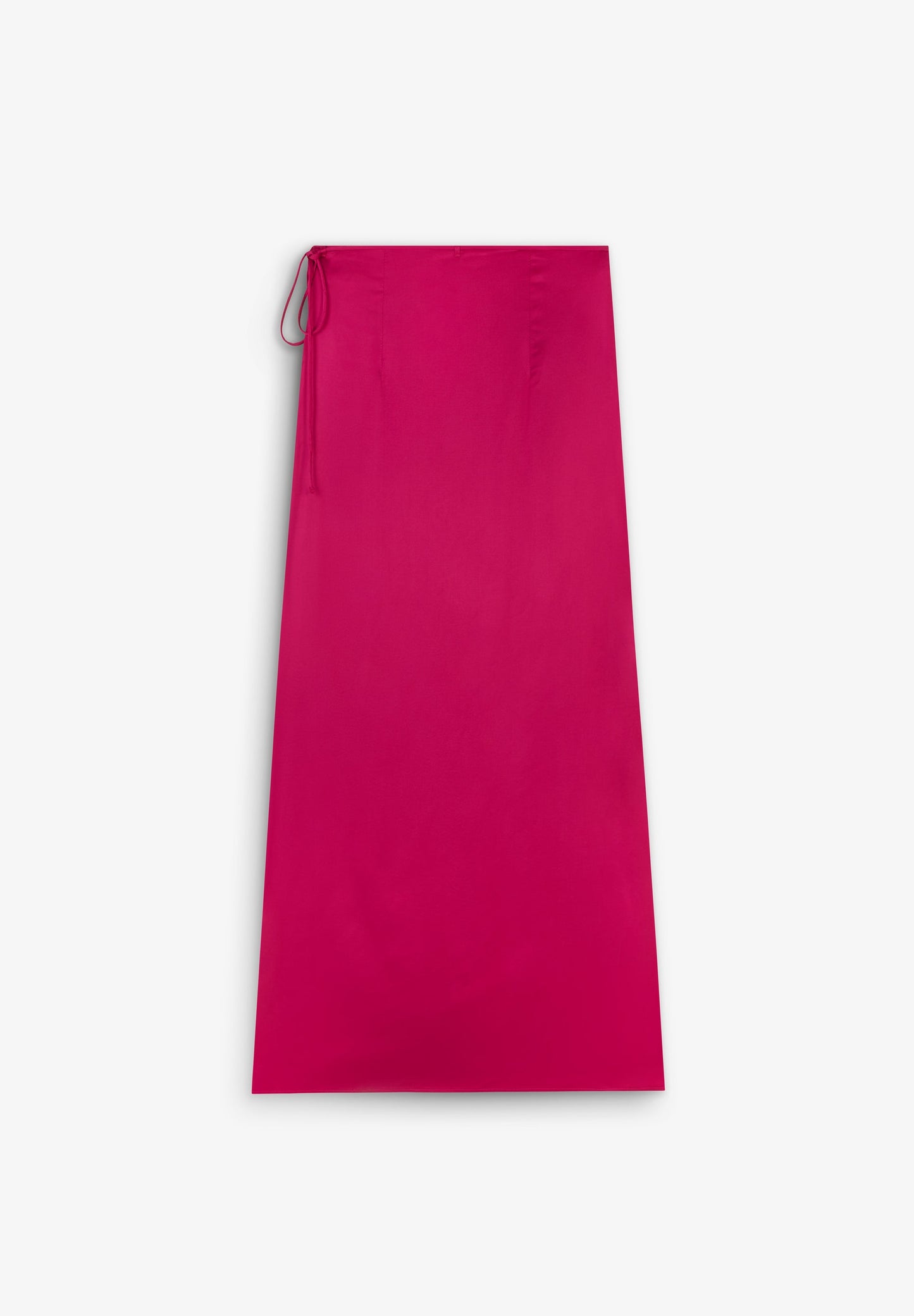 SATIN MIDI SARONG SKIRT