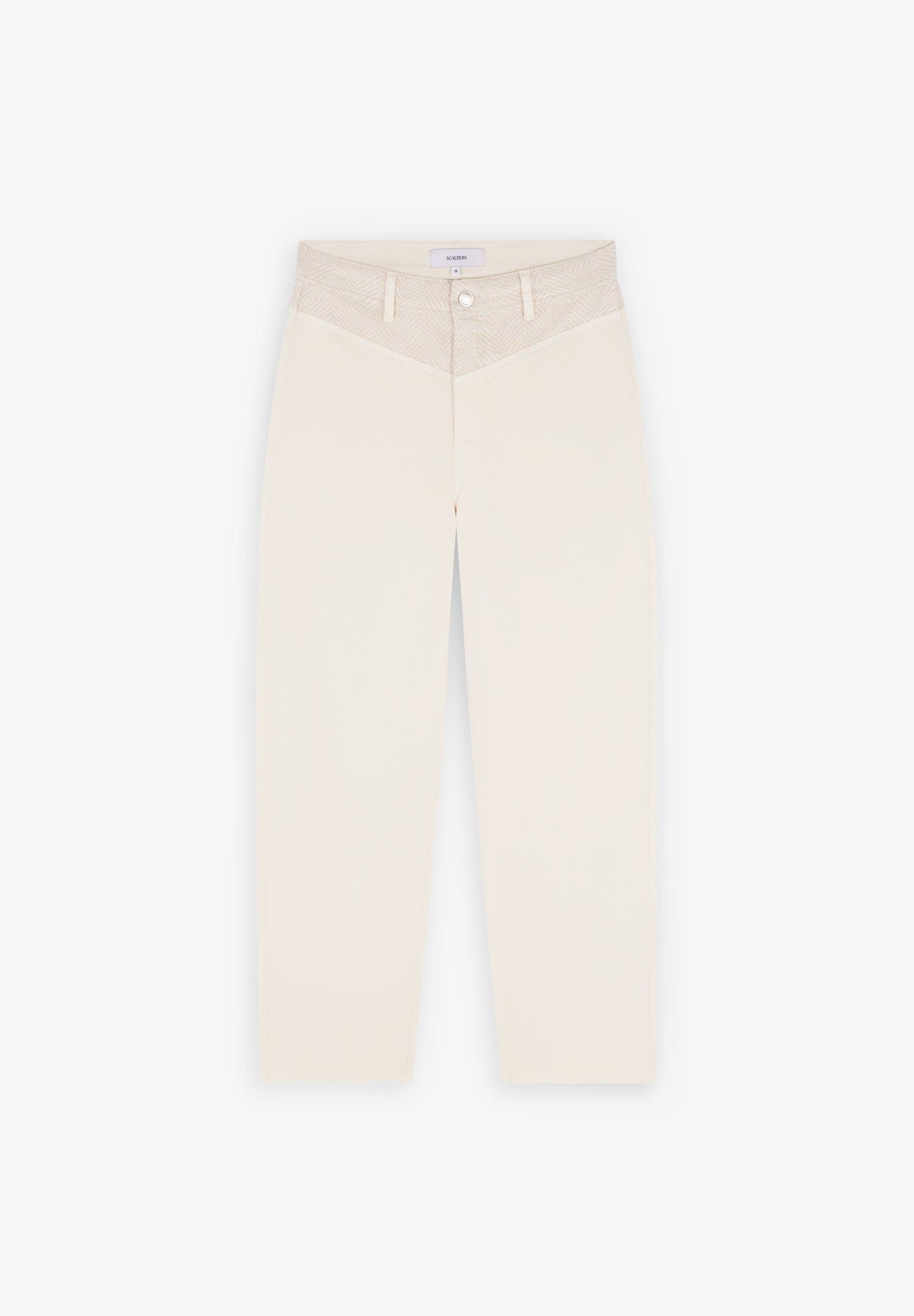 WHITE TRIZE DENIM PANT