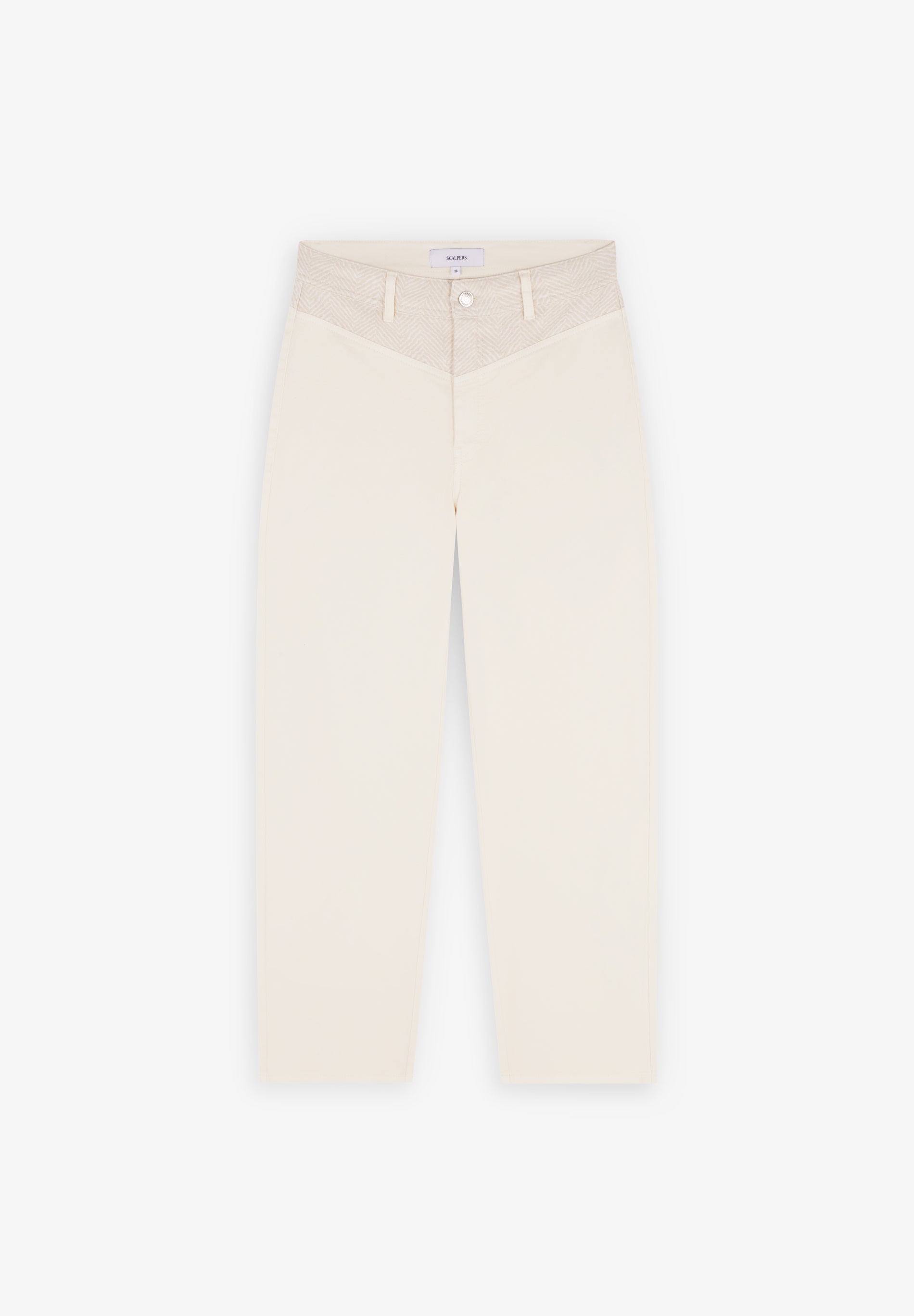 WHITE TRIZE DENIM PANT