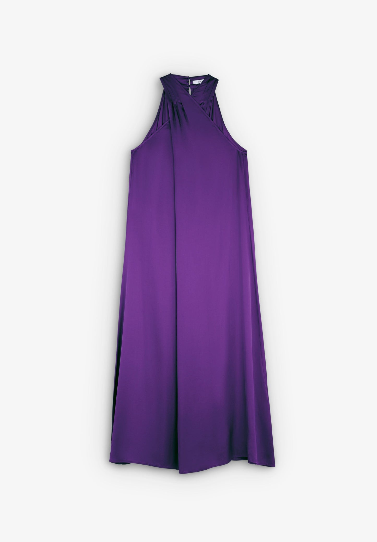 HALTERNECK MIDI DRESS