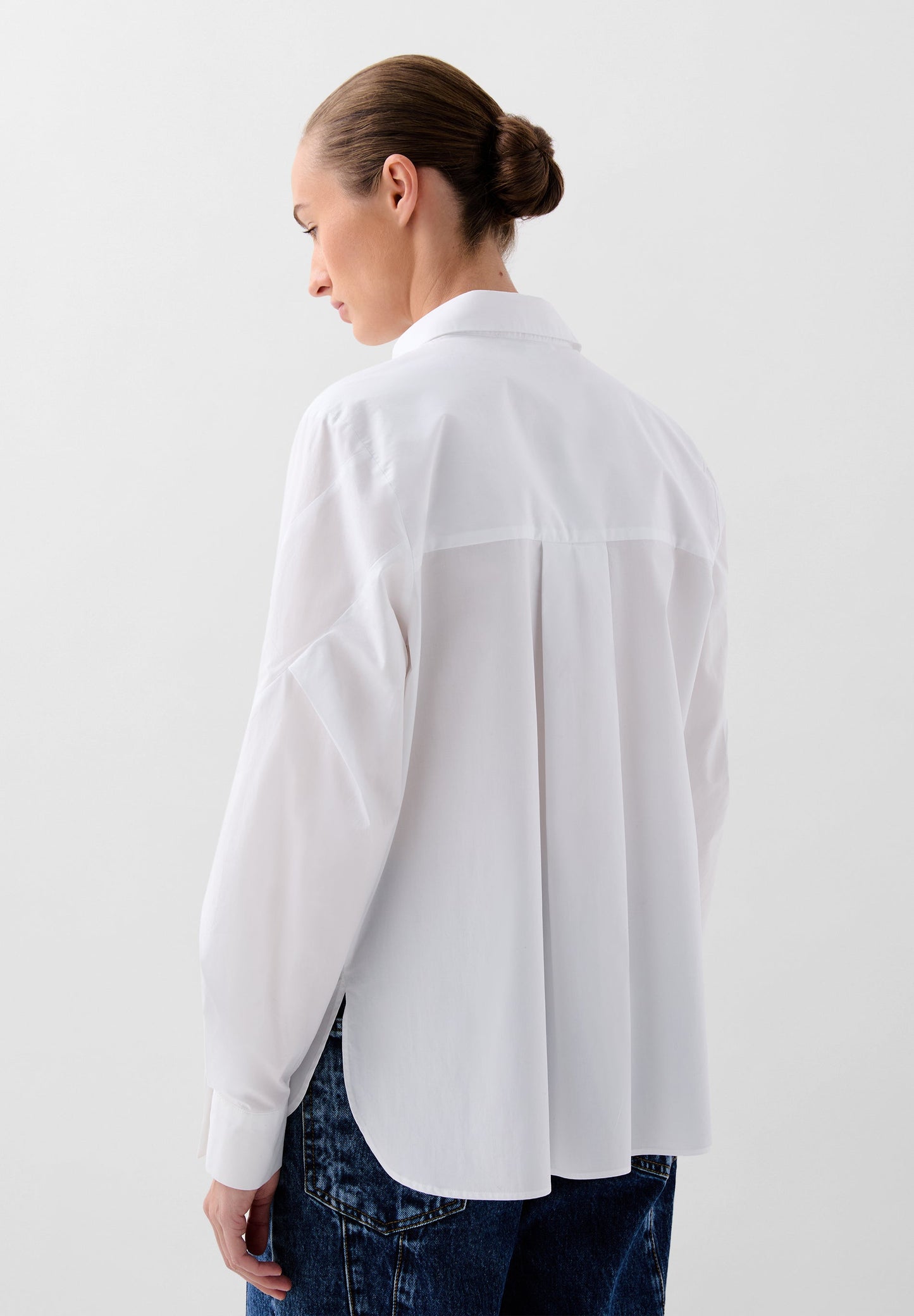 SHIRT WITH PLEATED DETAILS