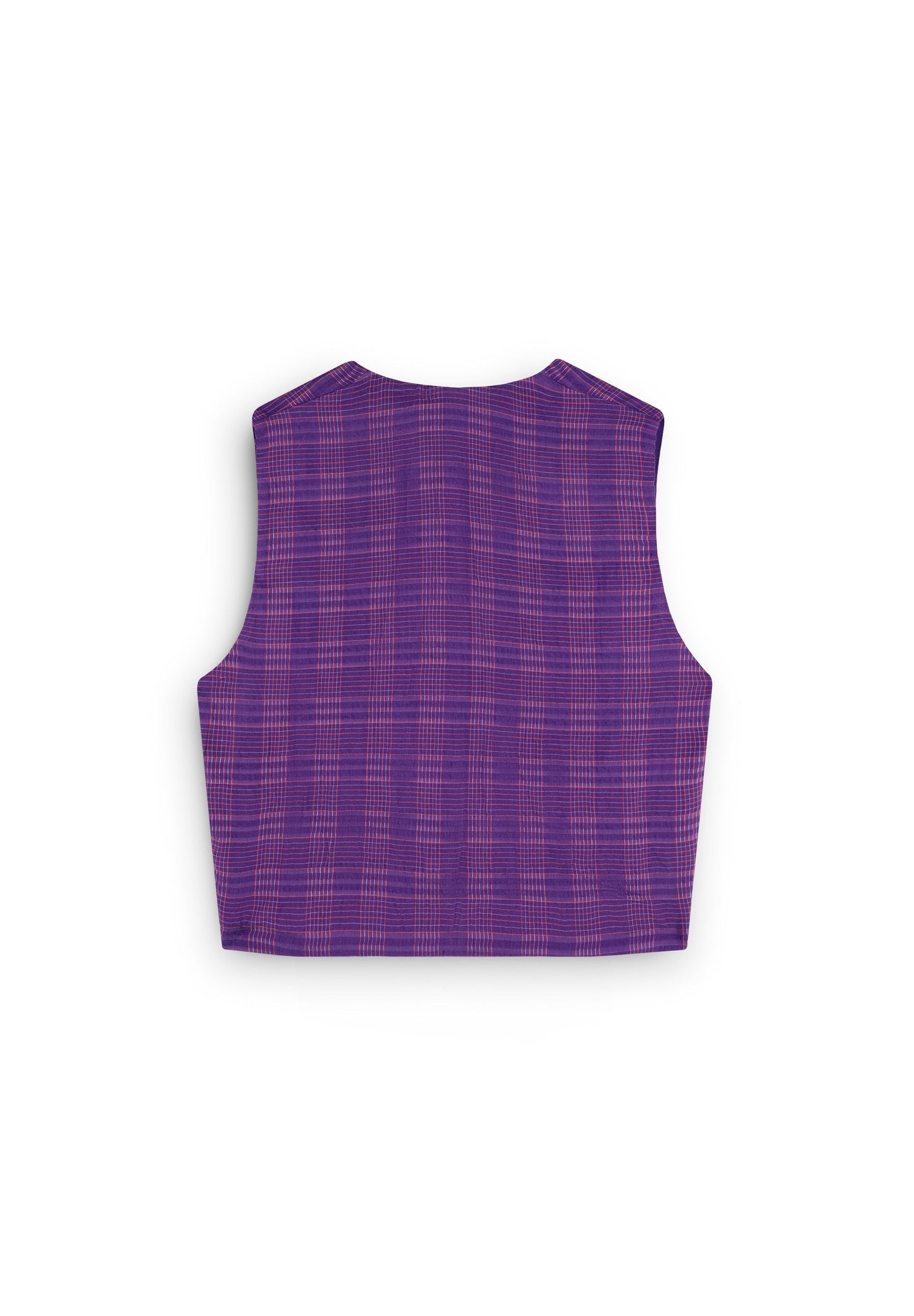 STRIPED WAISTCOAT WITH EMBROIDERED DETAILS