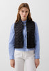 QUILTED WAVED GILET