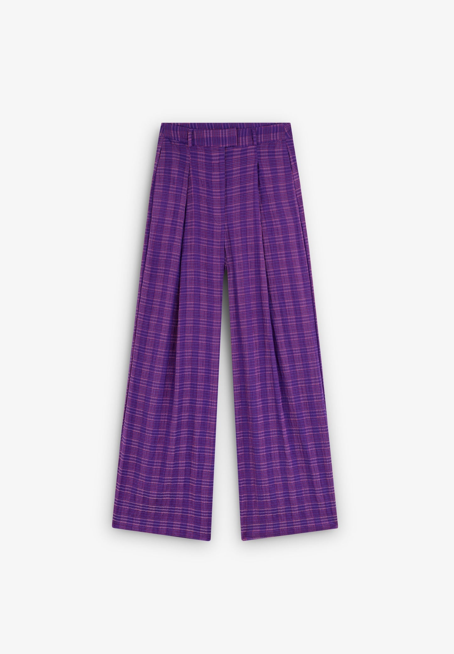 FULL LENGTH STRIPED TROUSERS WITH DARTS