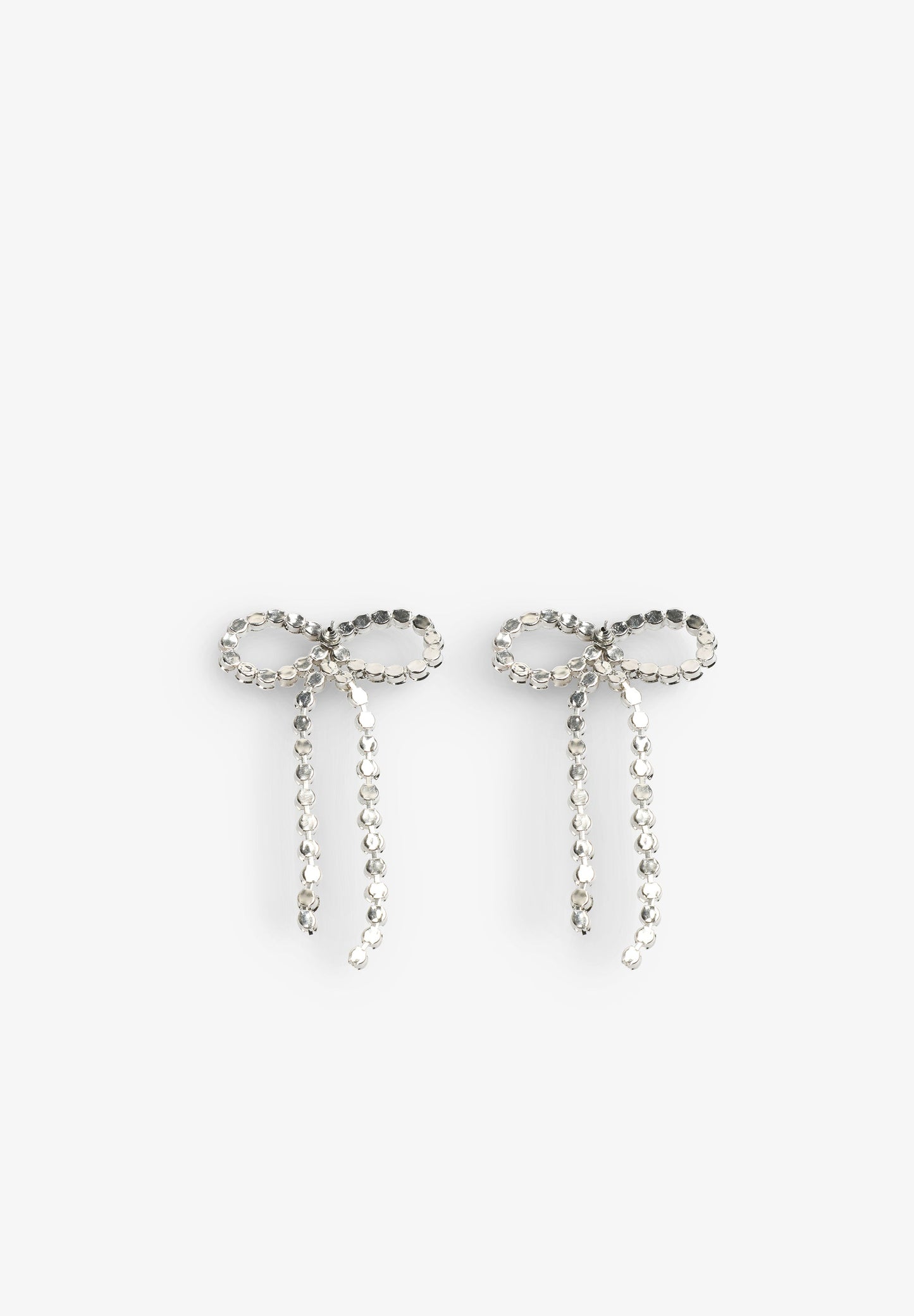 SCALPERS X LOVE STORIES BOW EARRINGS WITH CRYSTAL DETAILS