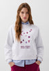 SWEATSHIRT WITH EMBROIDERED LETTERS