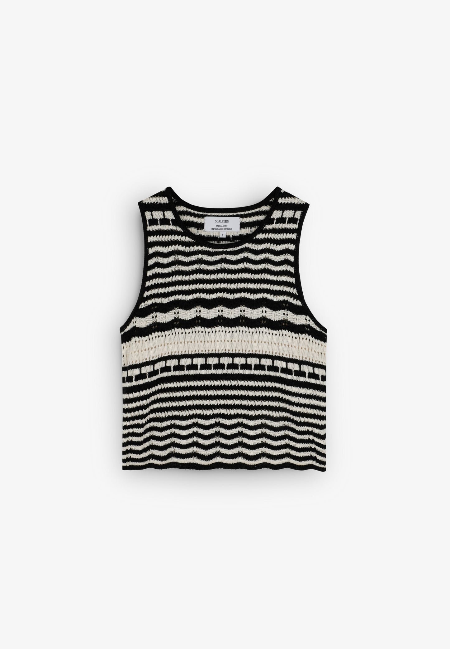 STRIPED KNIT TOP