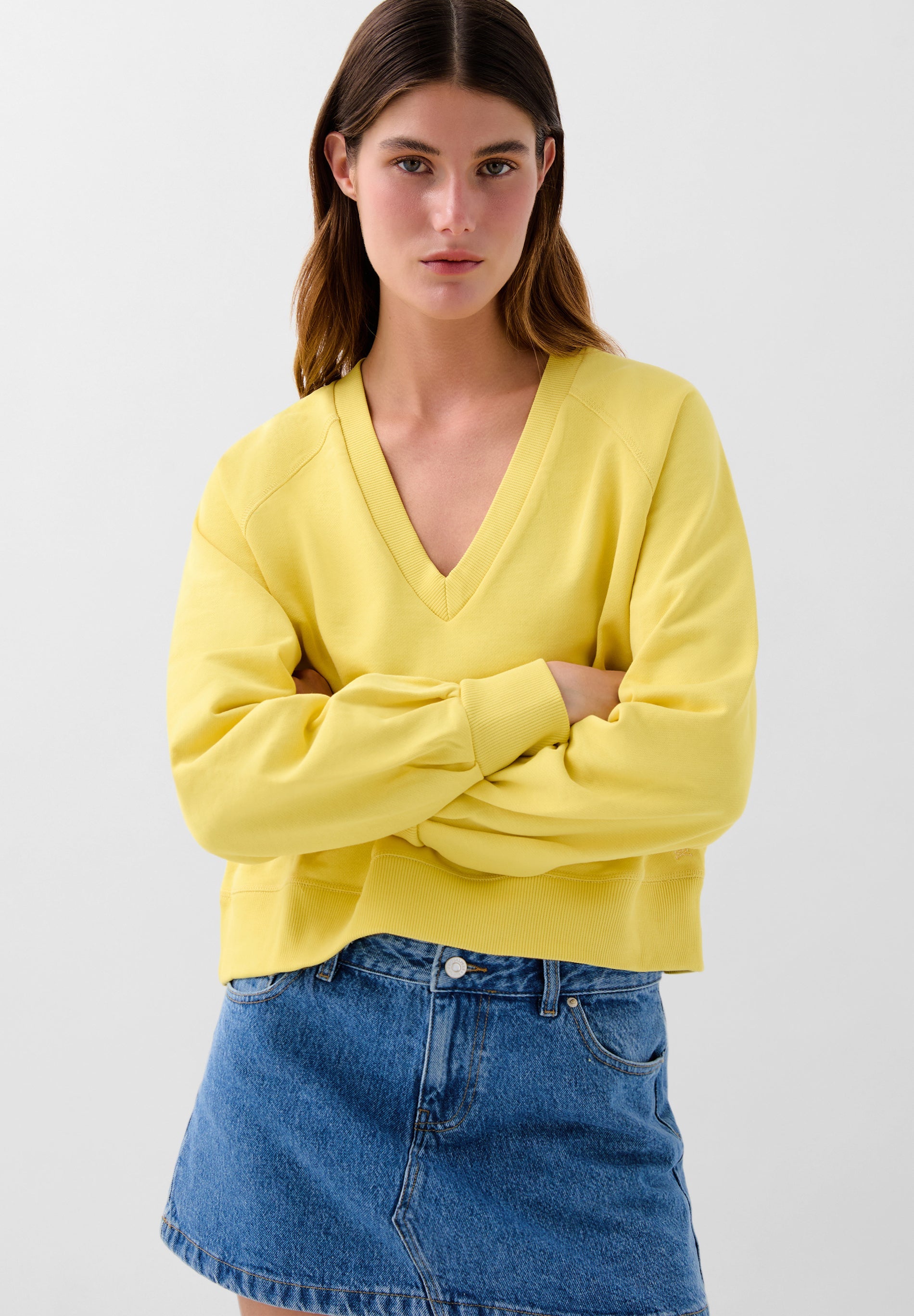 SCBASIC V FADE SWEATER
