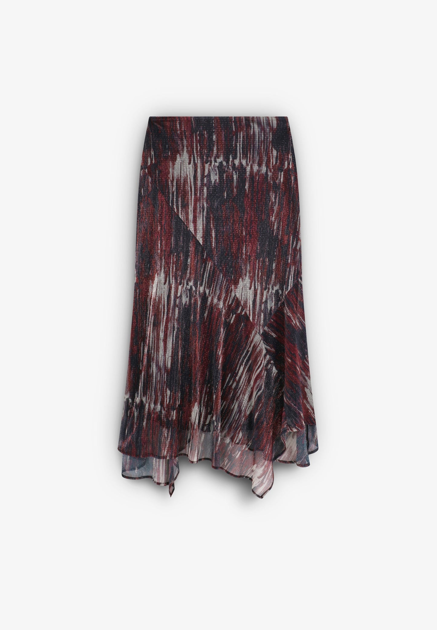 LUREX MIDI SKIRT