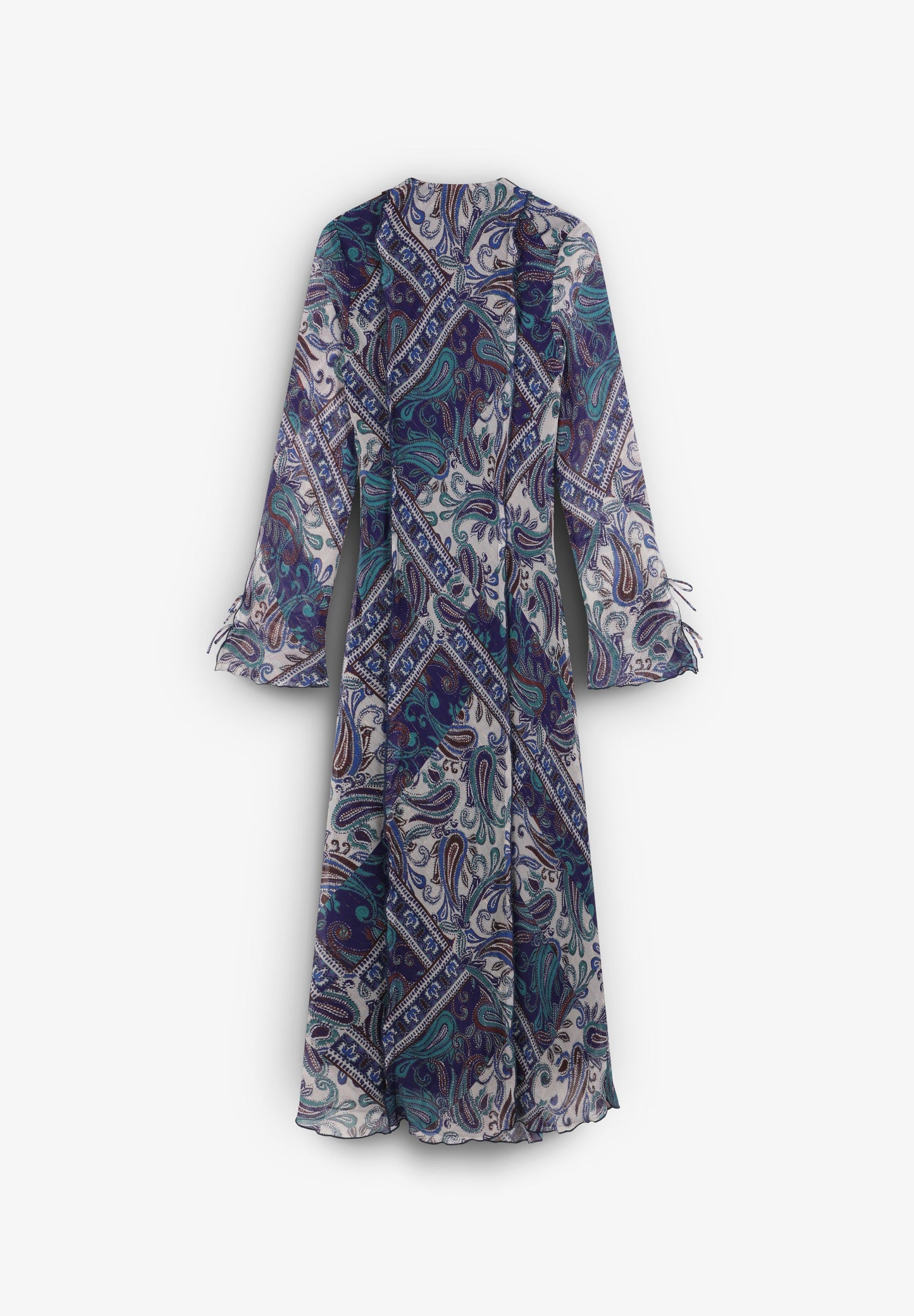 LONG FLOWING PAISLEY DRESS