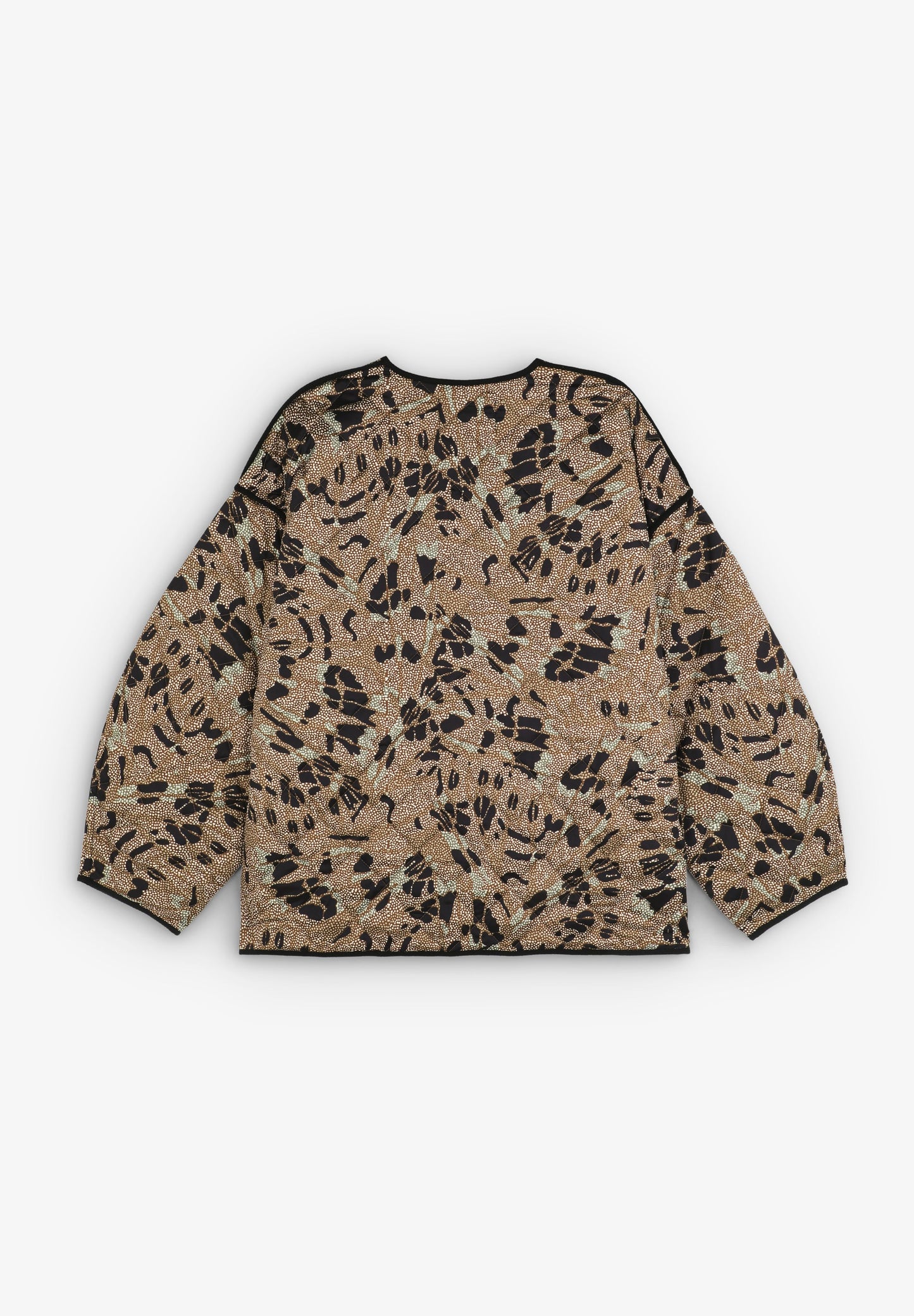 PUFFER JACKET WITH PRINT