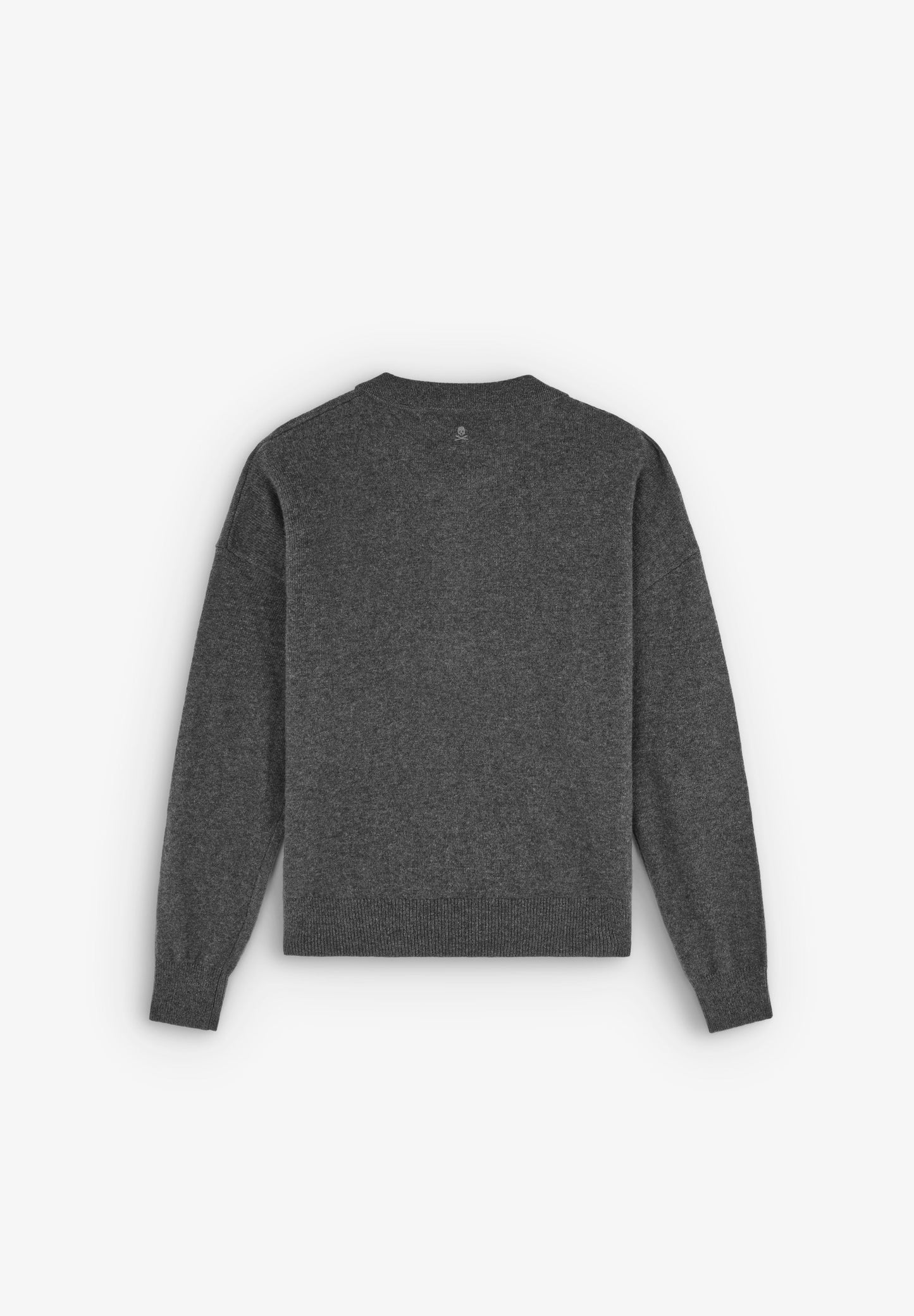 WOOL BLEND POLO SHIRT-STYLE SWEATER